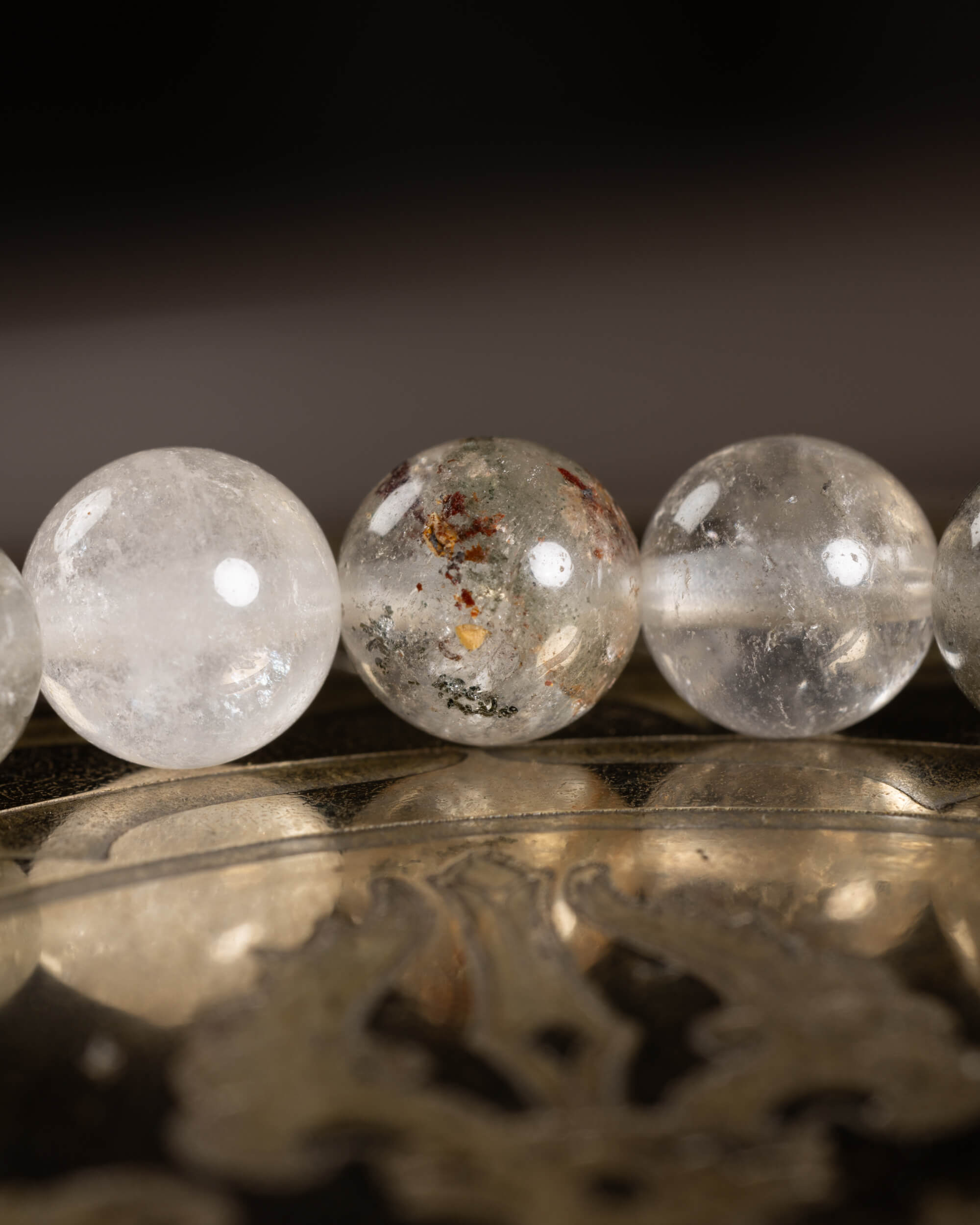 Pulsera de Lodalita (Cuarzo Chamánico) 8 mm - Visión y Paisaje Interno