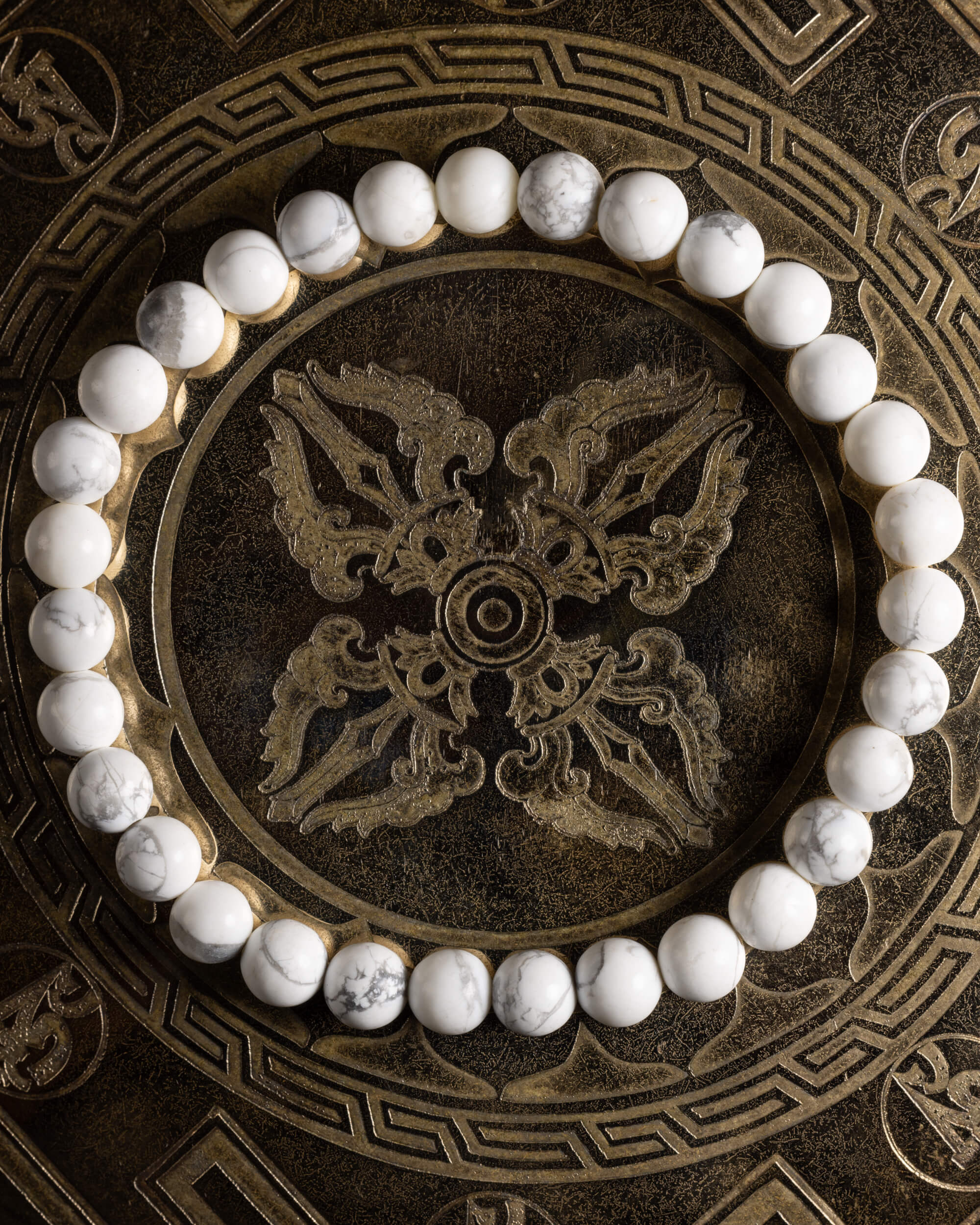 Pulsera de Howlita (6 mm)