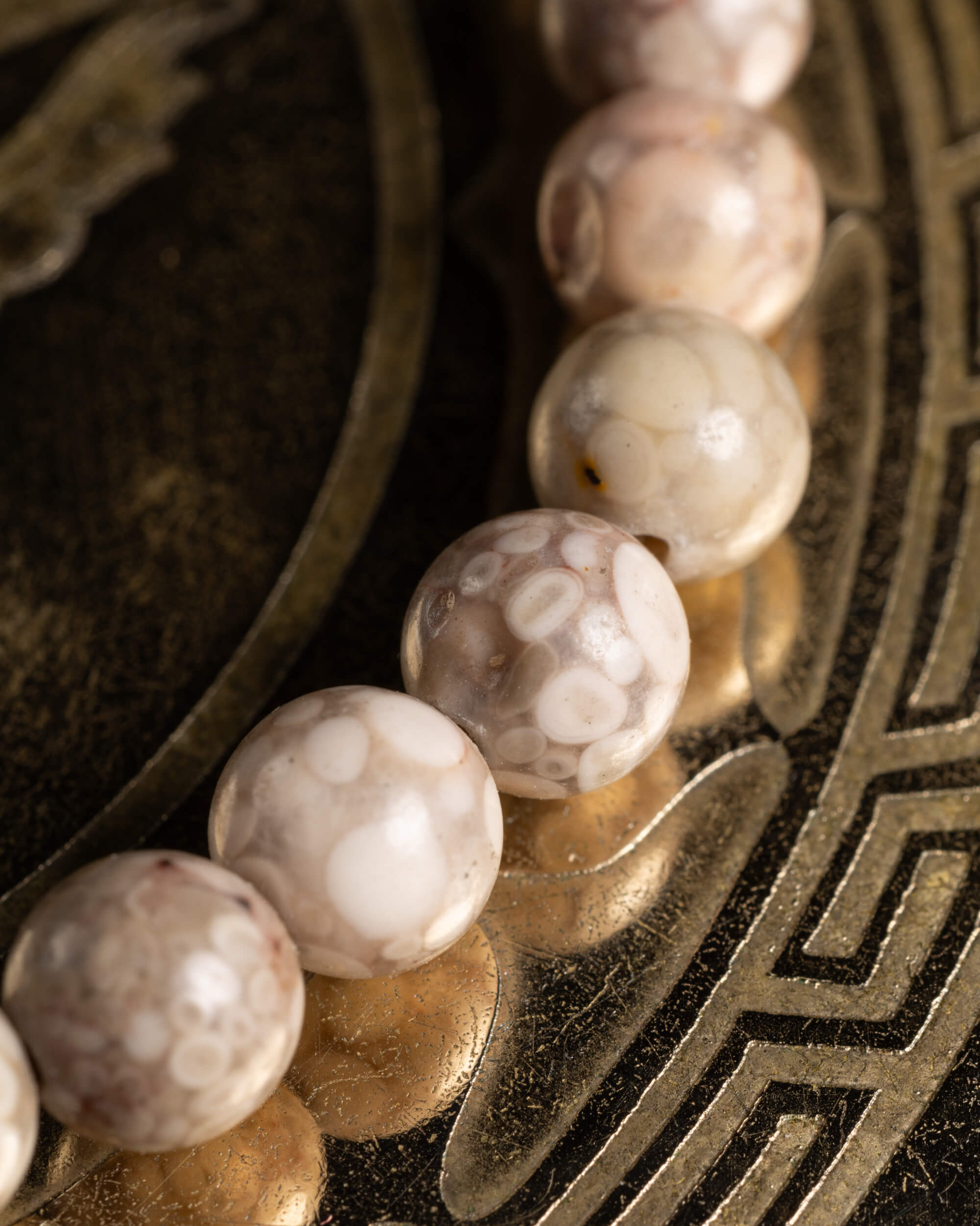 Pulsera de Maifanita 6 mm - Anclaje y Reparación Suave