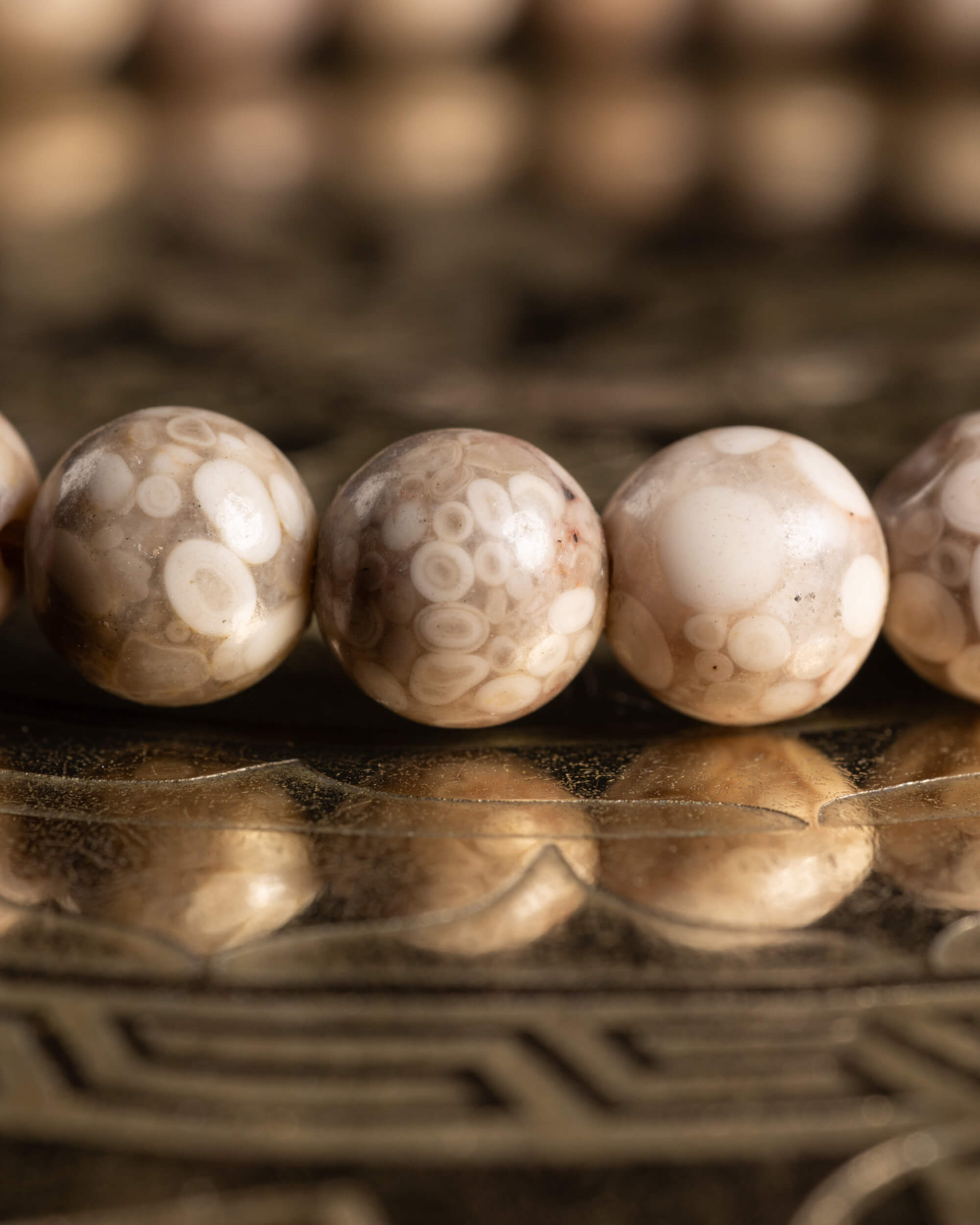 Pulsera de Maifanita 6 mm - Anclaje y Reparación Suave