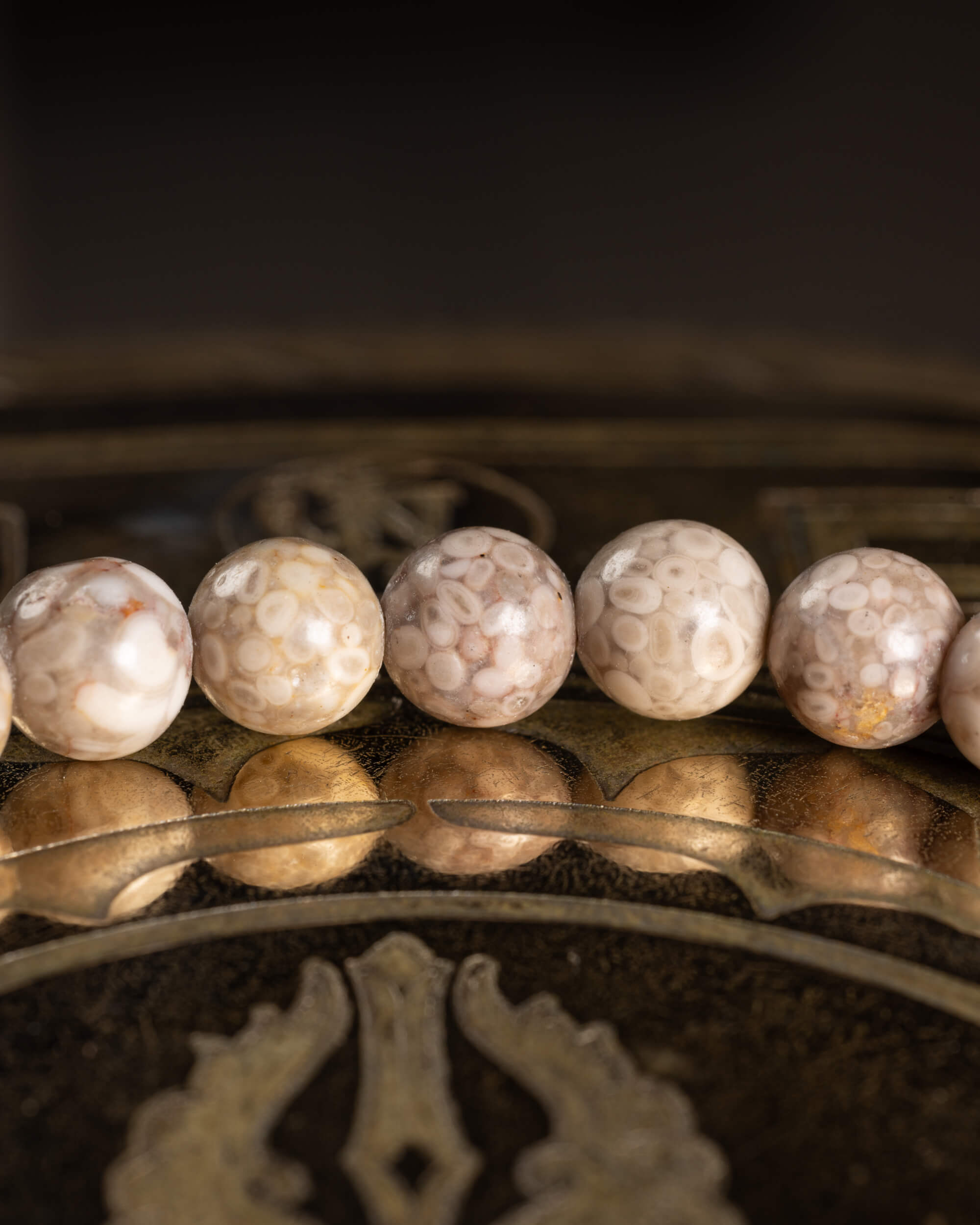 Pulsera de Maifanita 6 mm - Anclaje y Reparación Suave