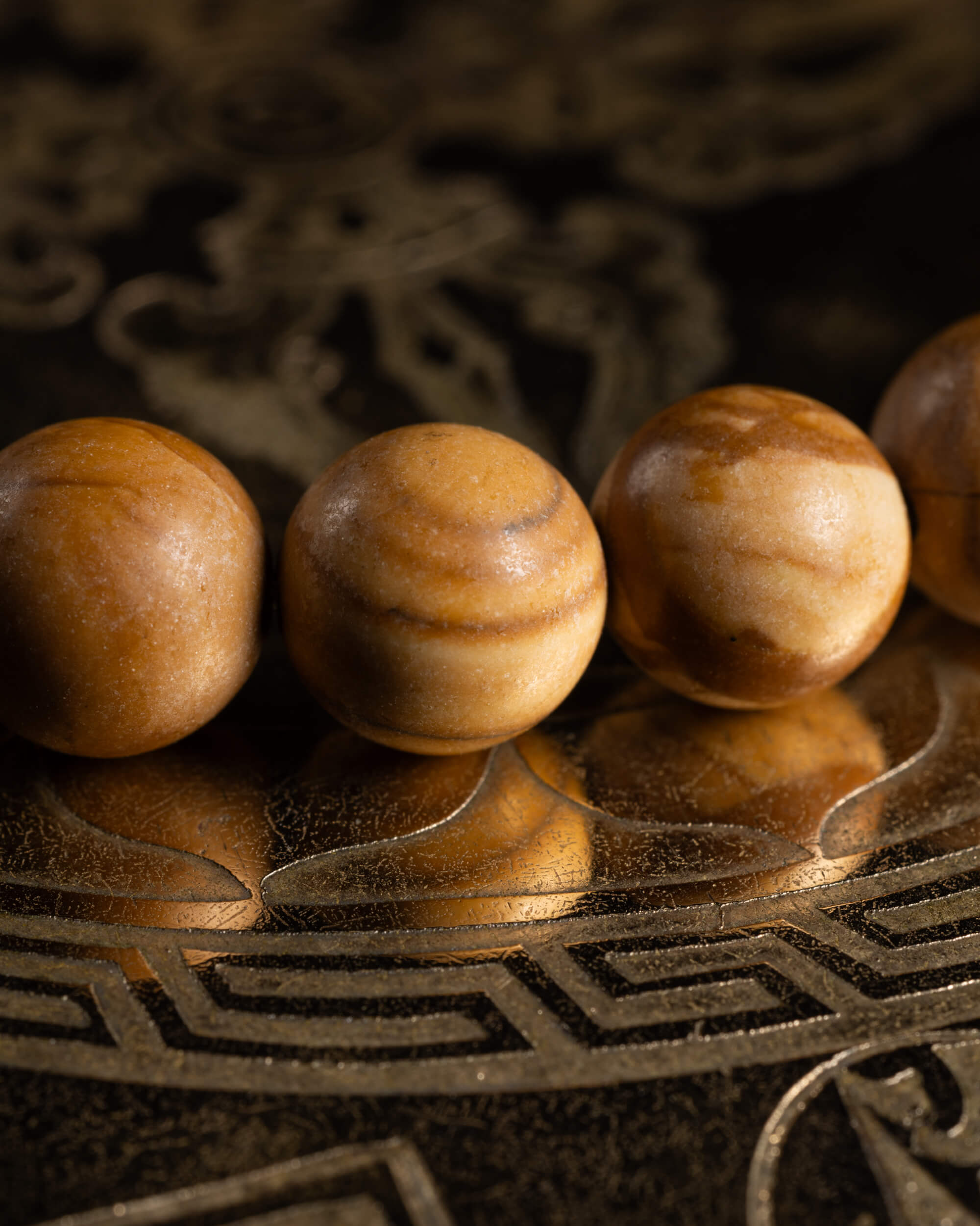 Pulsera de Jaspe Madera 8 mm - Presencia y Raíz Serena