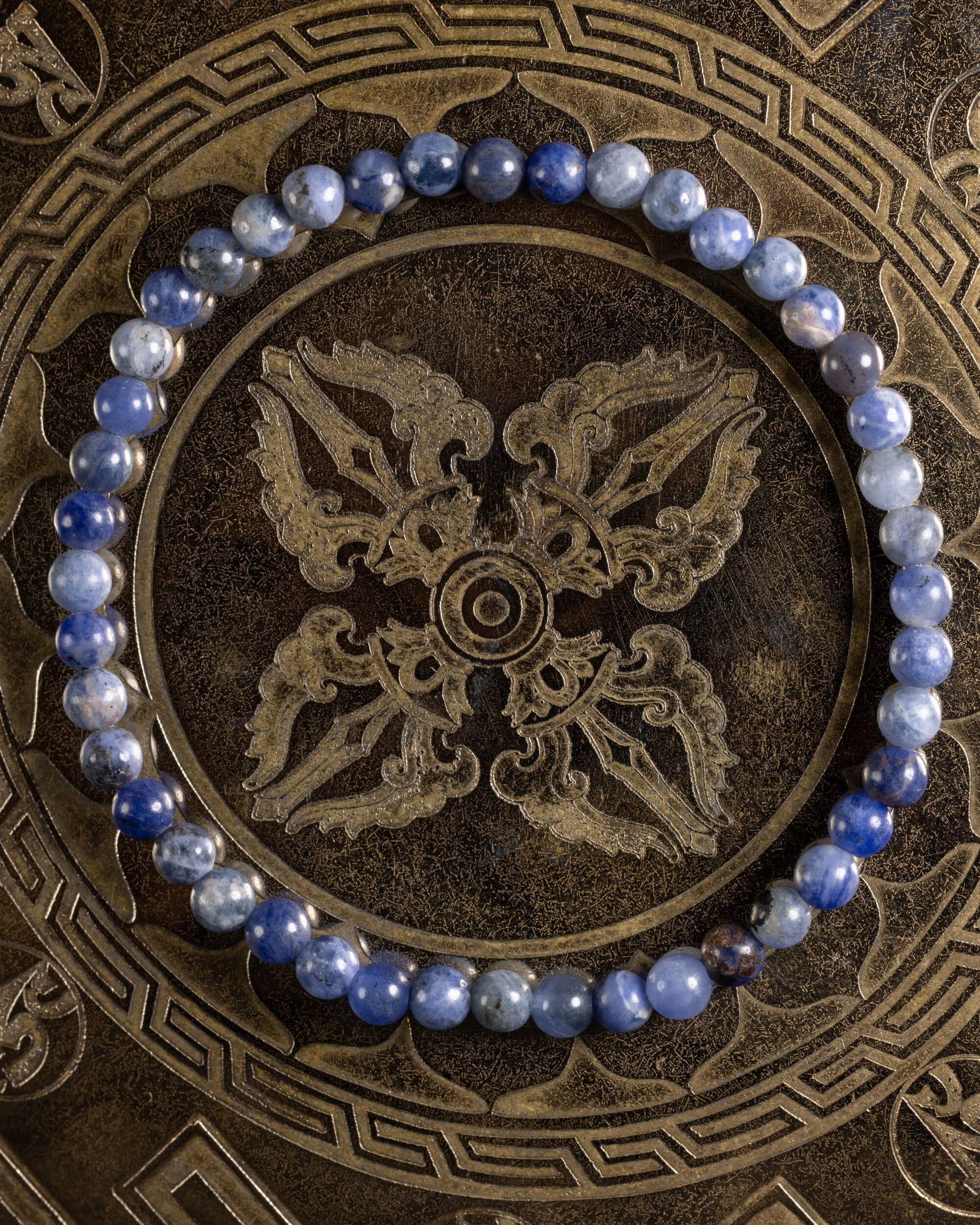 Pulsera de Sodalita 4 mm - Claridad Mental y Orden Sutil