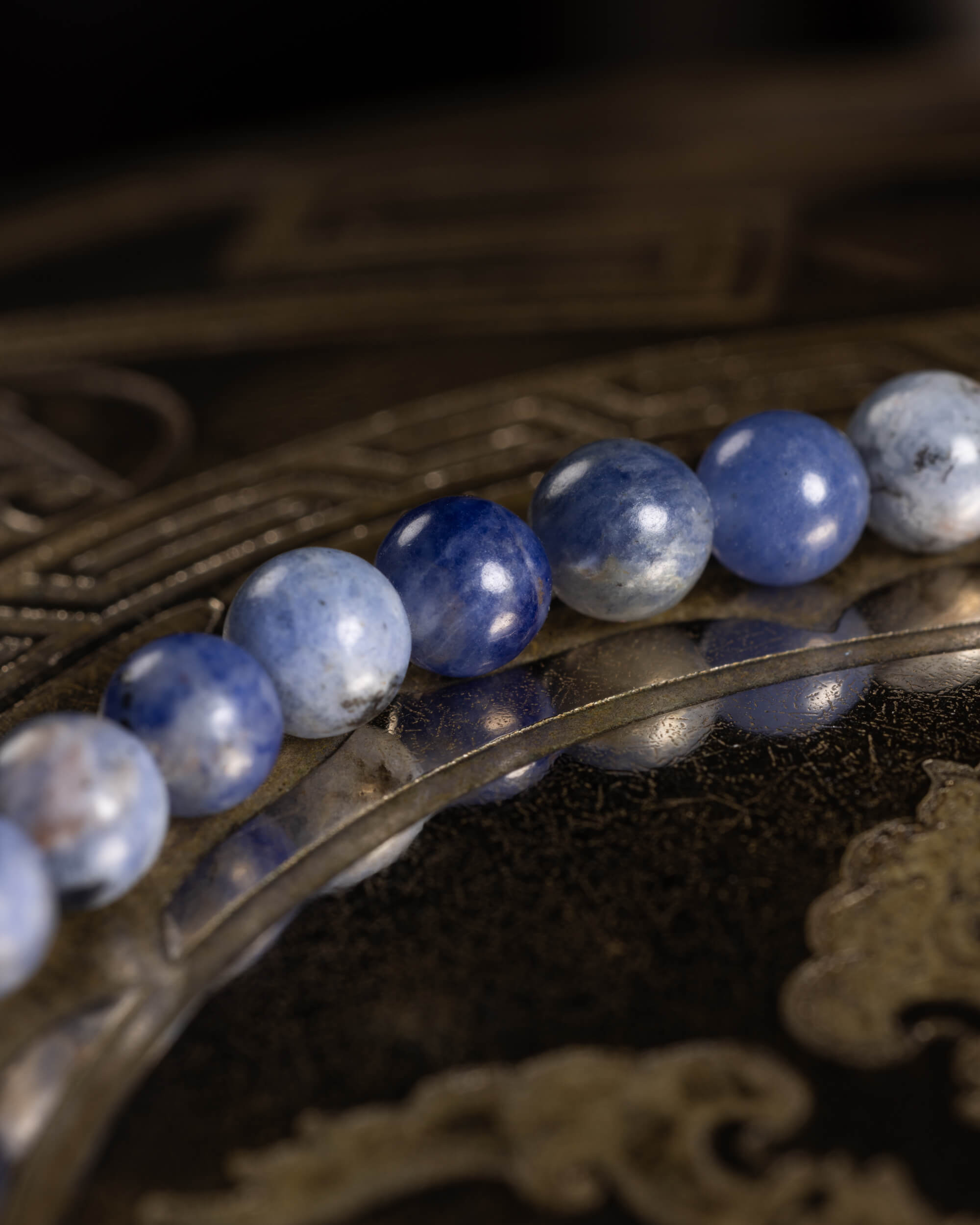 Pulsera de Sodalita 4 mm - Claridad Mental y Orden Sutil