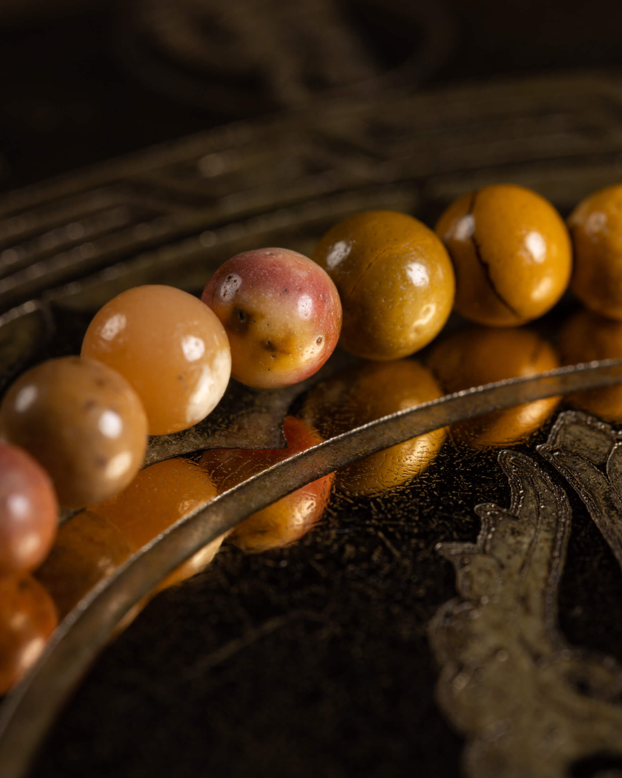 Pulsera de Jaspe Mokaita 4 mm - Ritmo Propio y Firmeza Suave (Degradado)