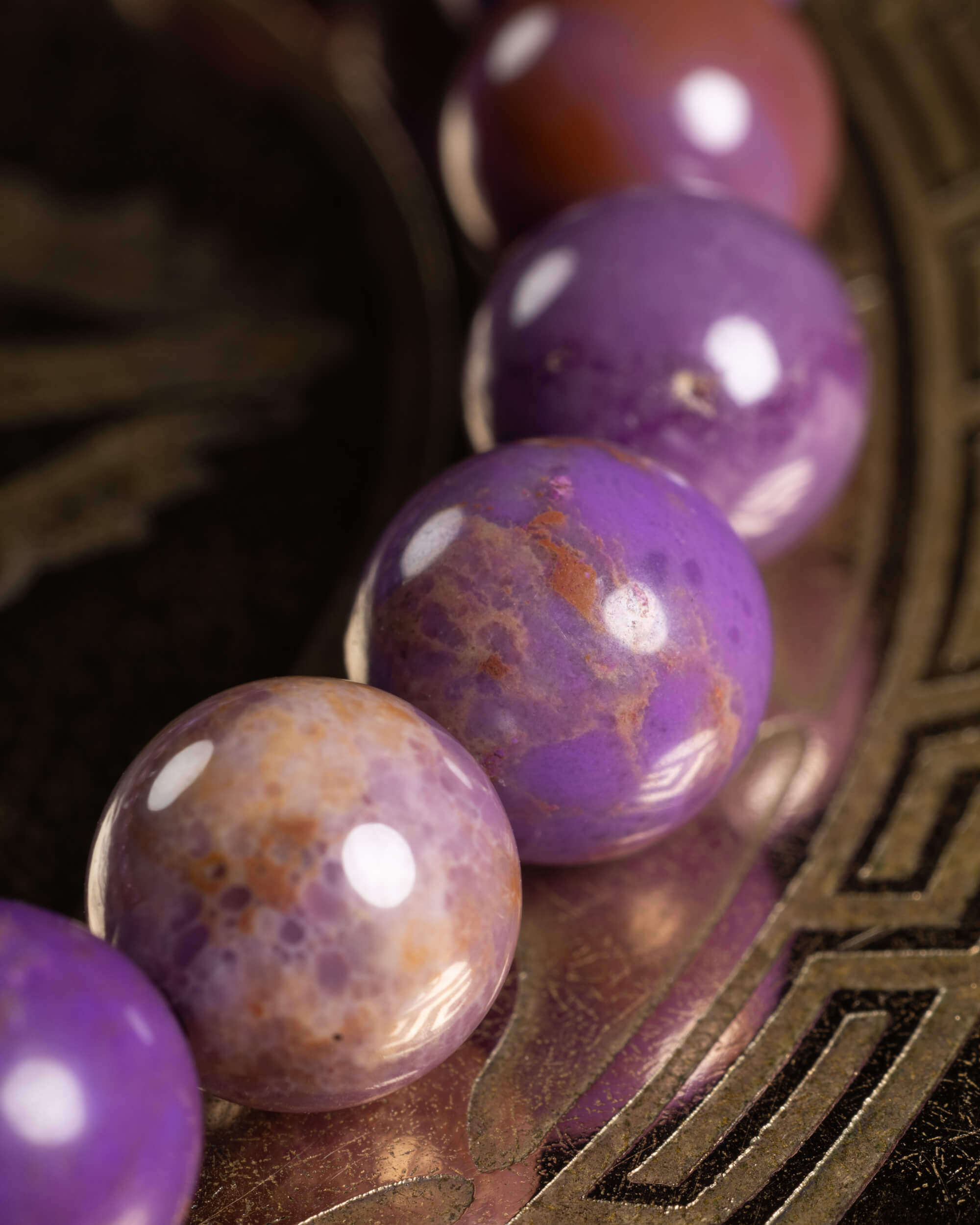 Pulsera Fosfosiderita (9 mm)