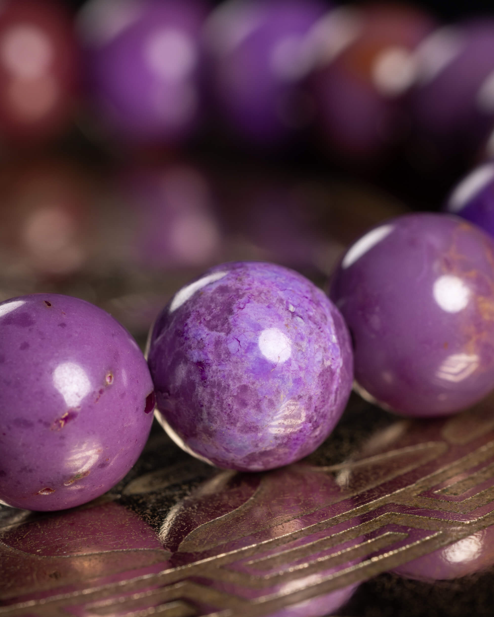 Pulsera Fosfosiderita (9 mm)