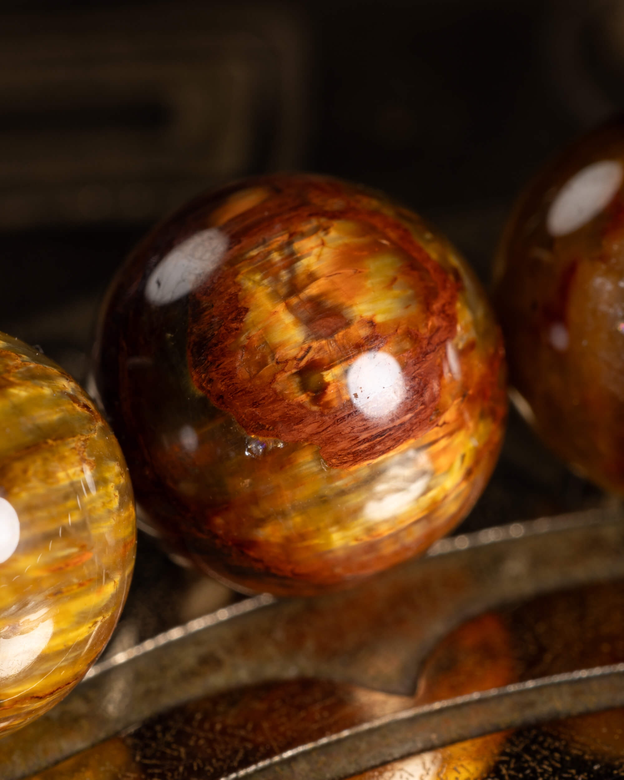 Pulsera de Pietersita de Namibia 9 mm - Visión y Expansión