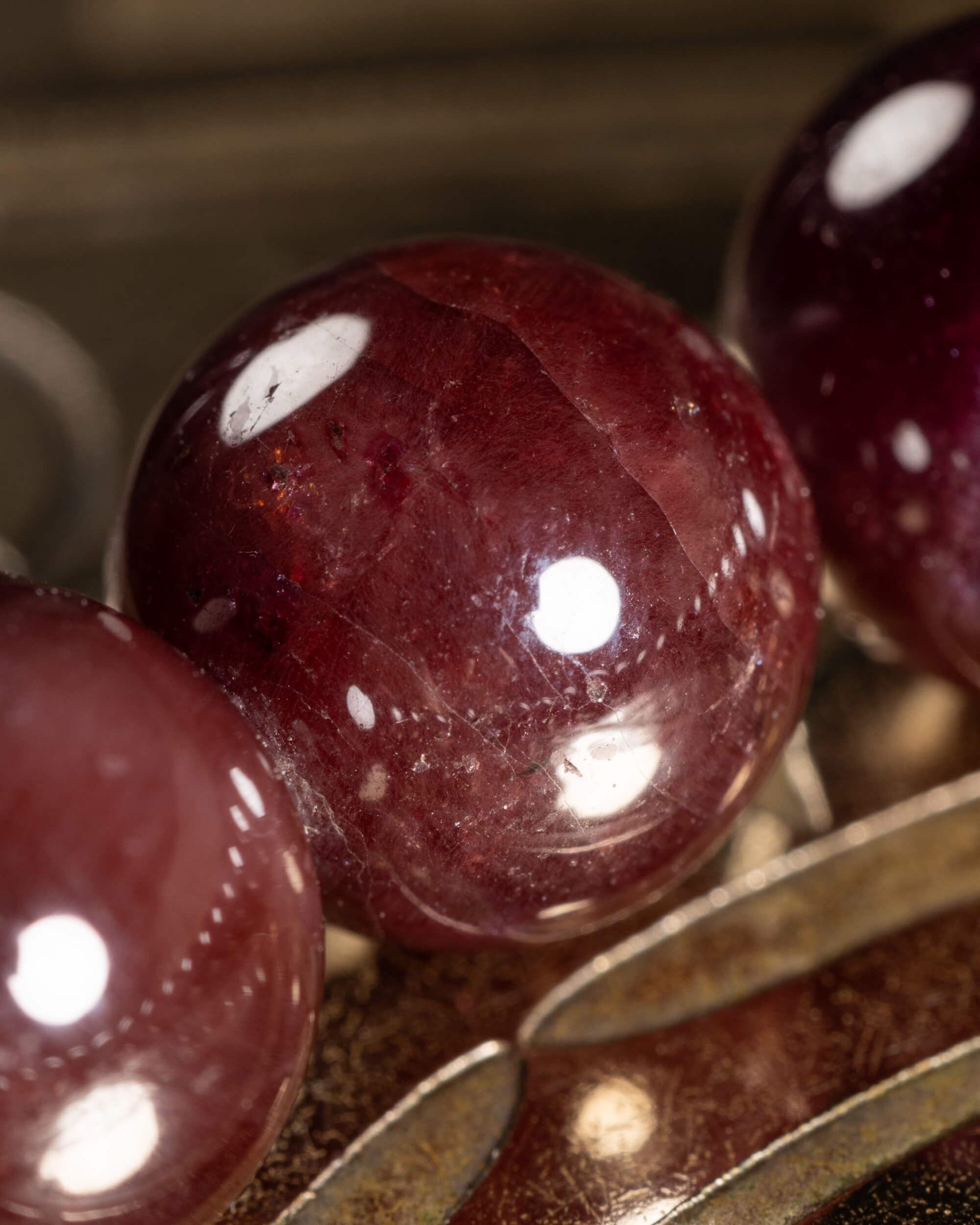 Pulsera de Granate Estrella 11 mm - Poder Calmo y Firmeza