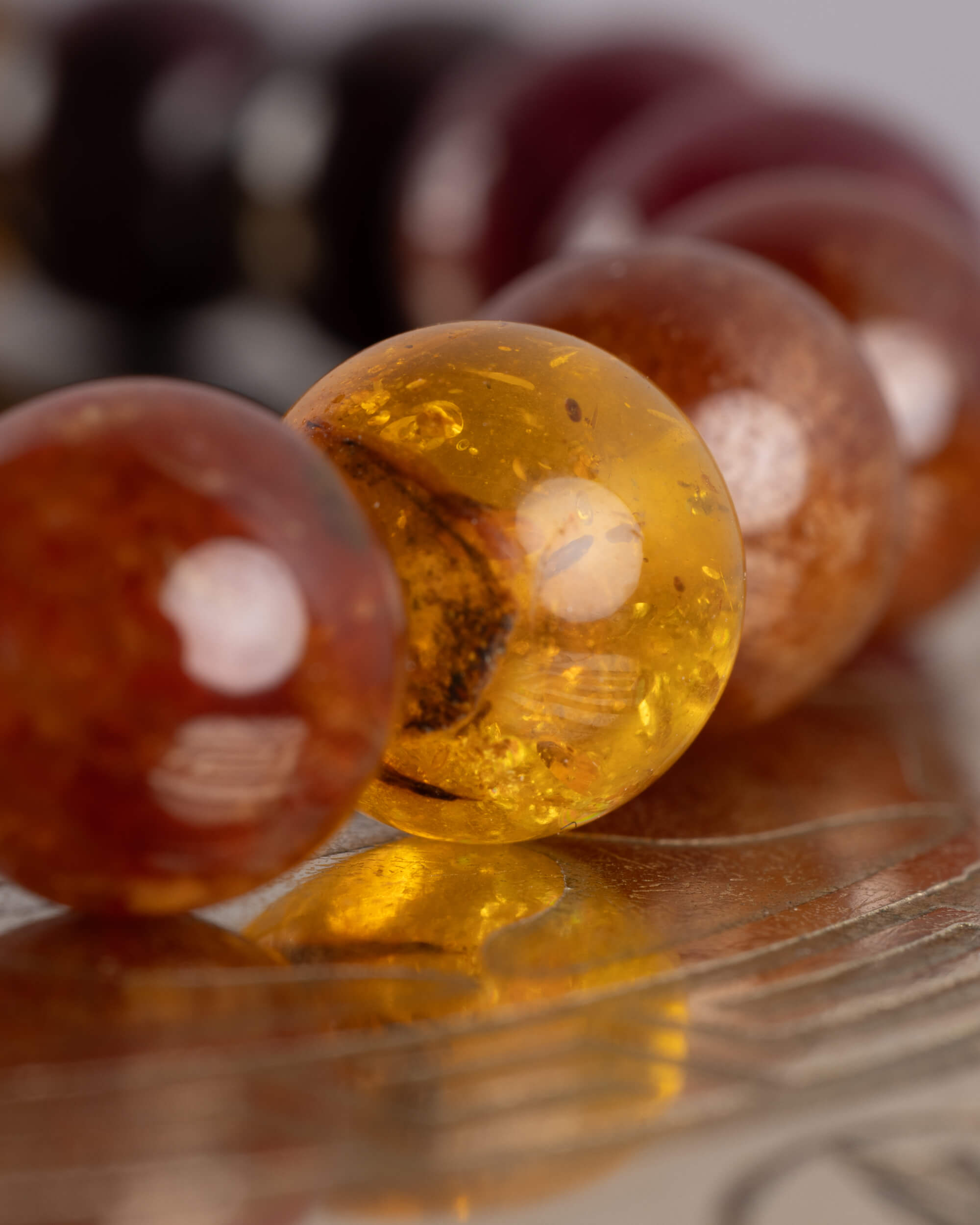 Pulsera Inti (Dios Solar) 8 mm - Fuerza, Deseo y Gozo