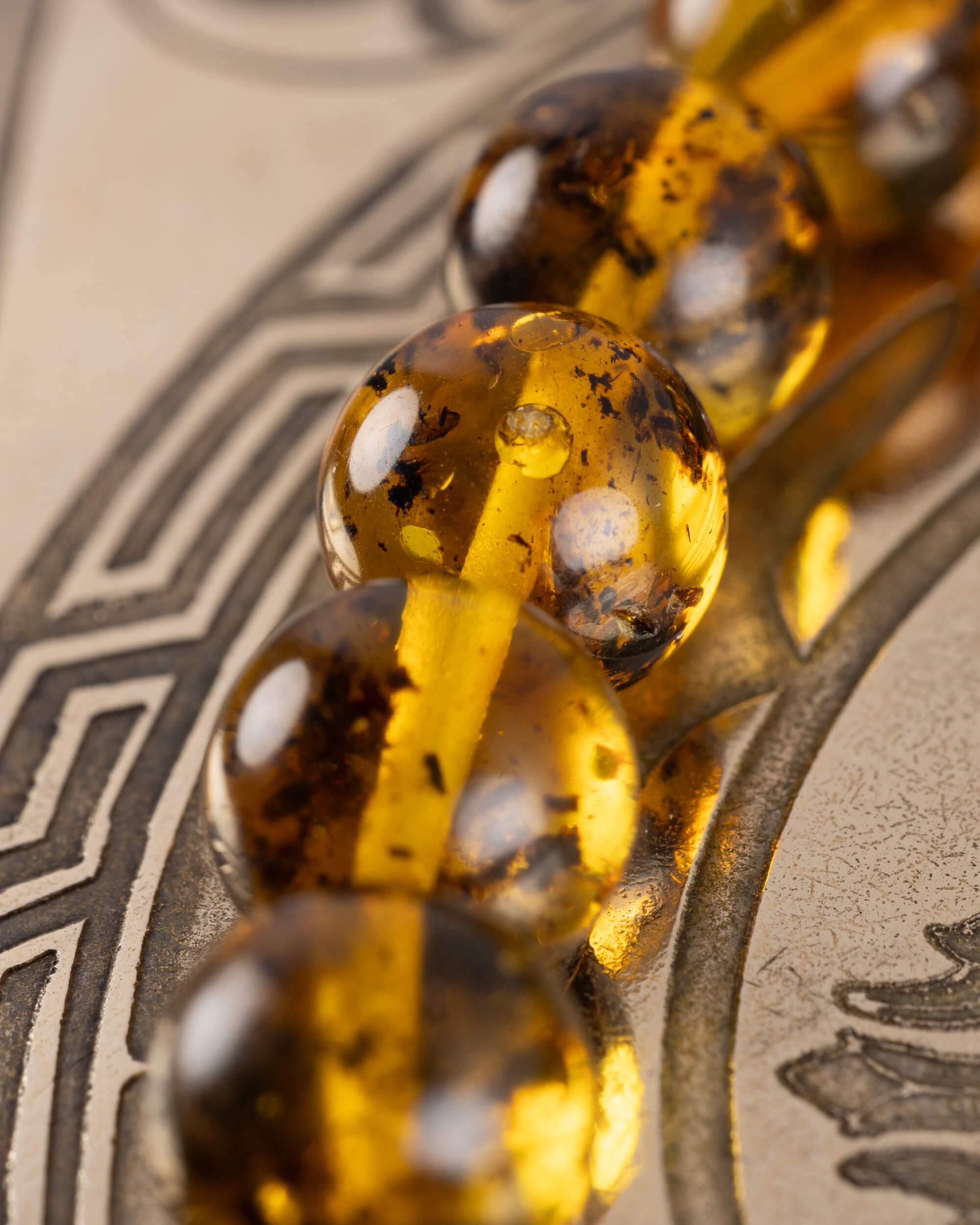 Pulsera Inti (Dios Solar) 8 mm - Fuerza, Deseo y Gozo