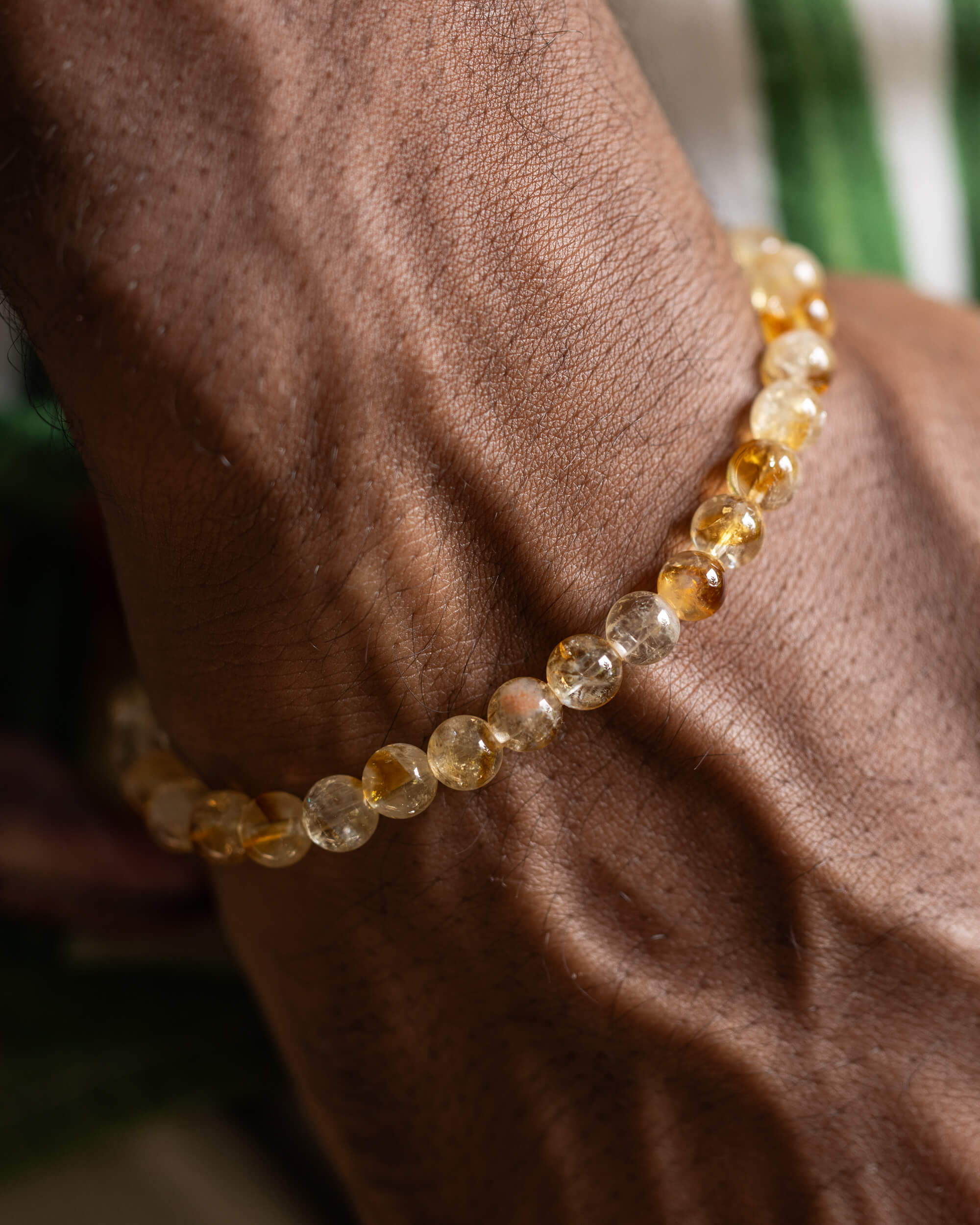 Pulsera de Citrino 6 mm - Voluntad y Abundancia