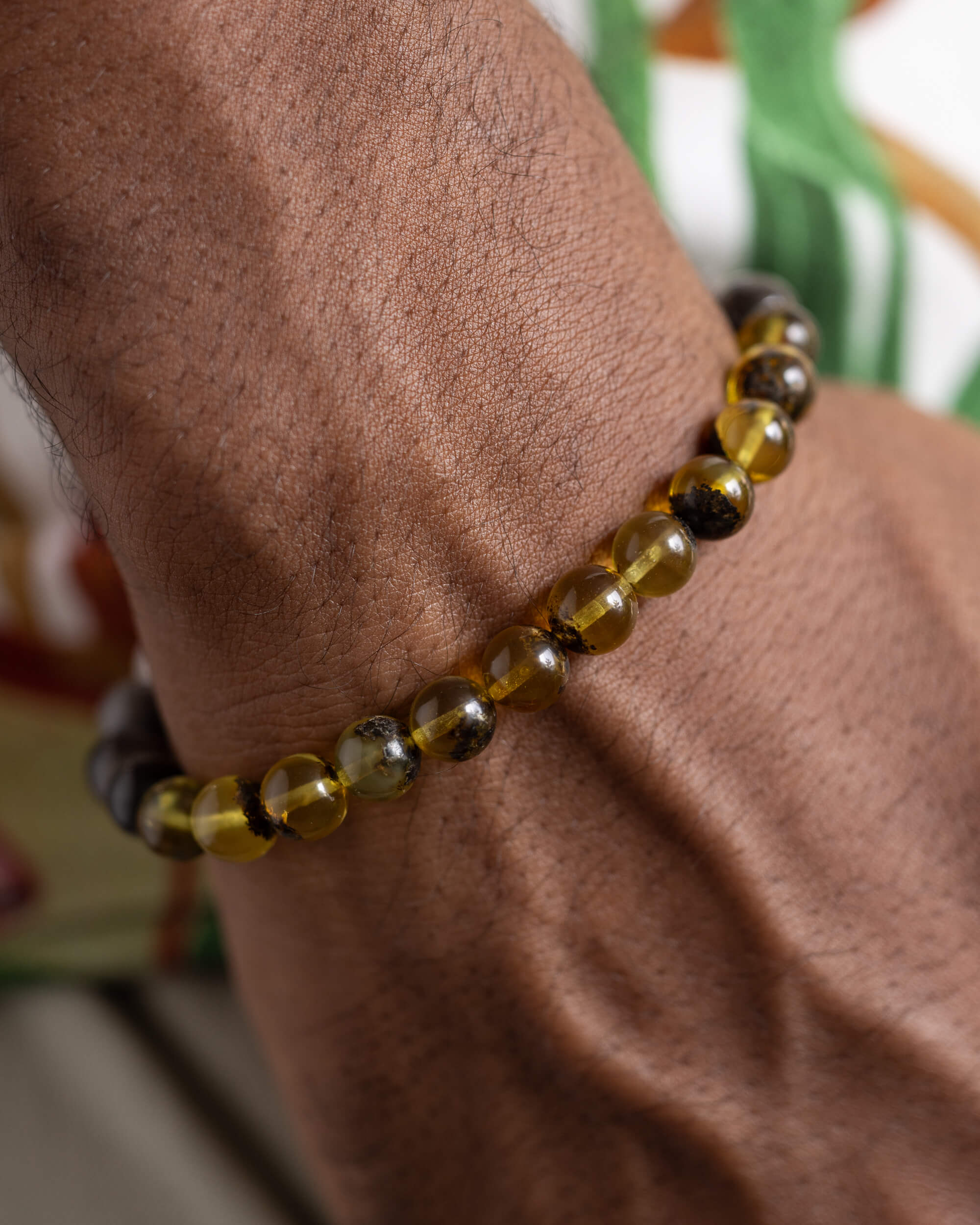 Pulsera Amaterasu (Diosa Solar) 8 mm - Luz Discernida y Protección