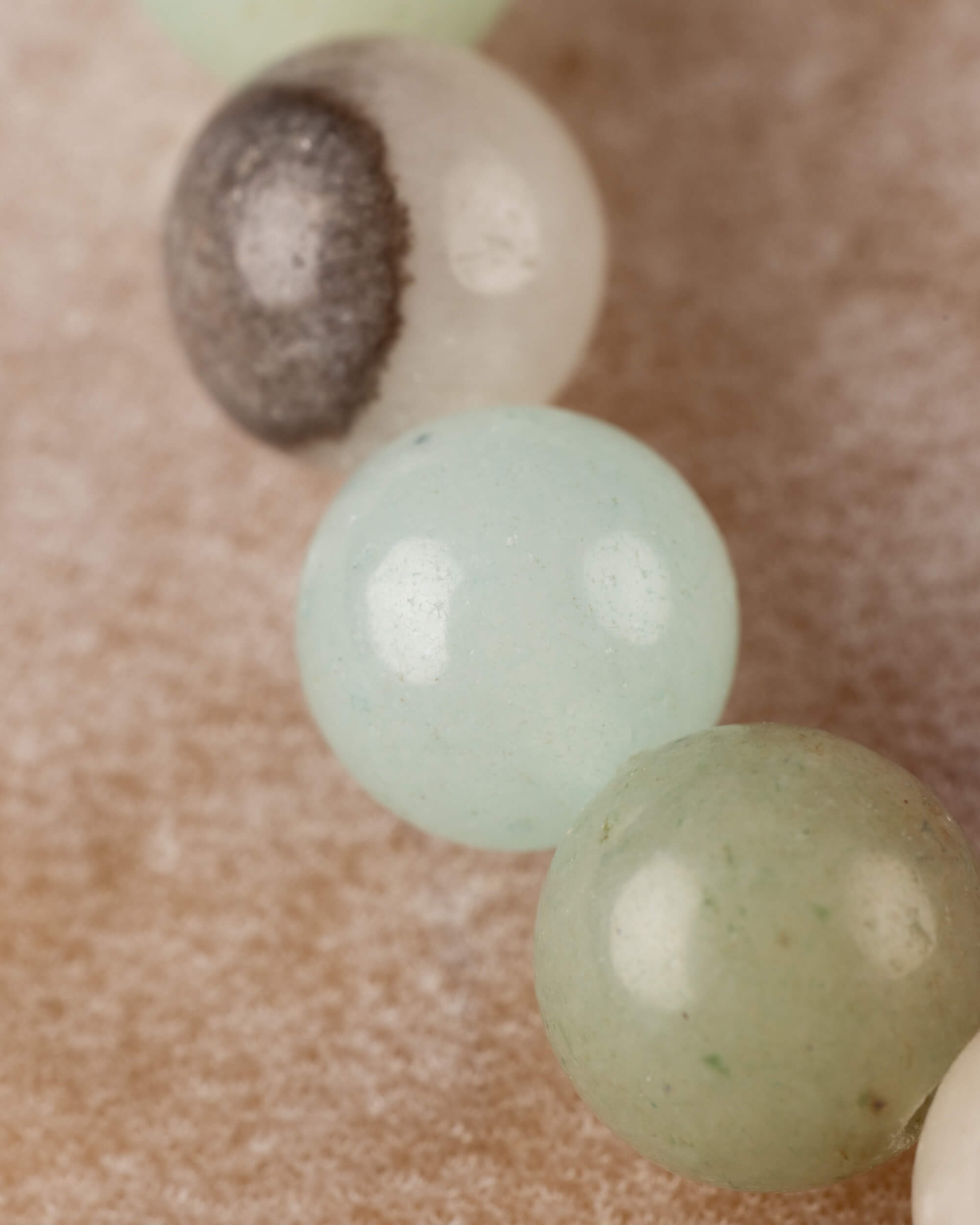 Pulsera de Amazonita 8 mm - Comunicación Honesta