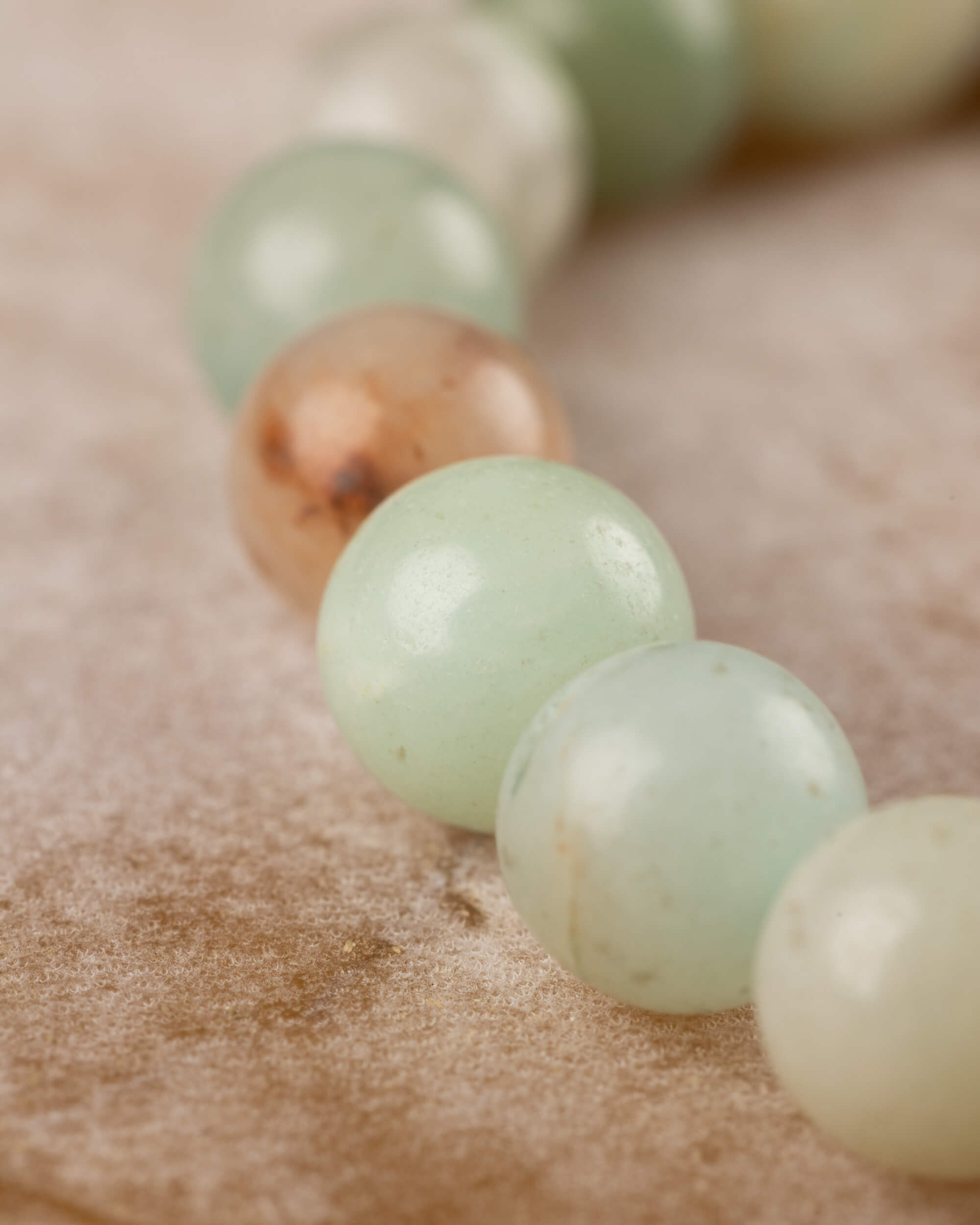 Pulsera de Amazonita 8 mm - Comunicación Honesta