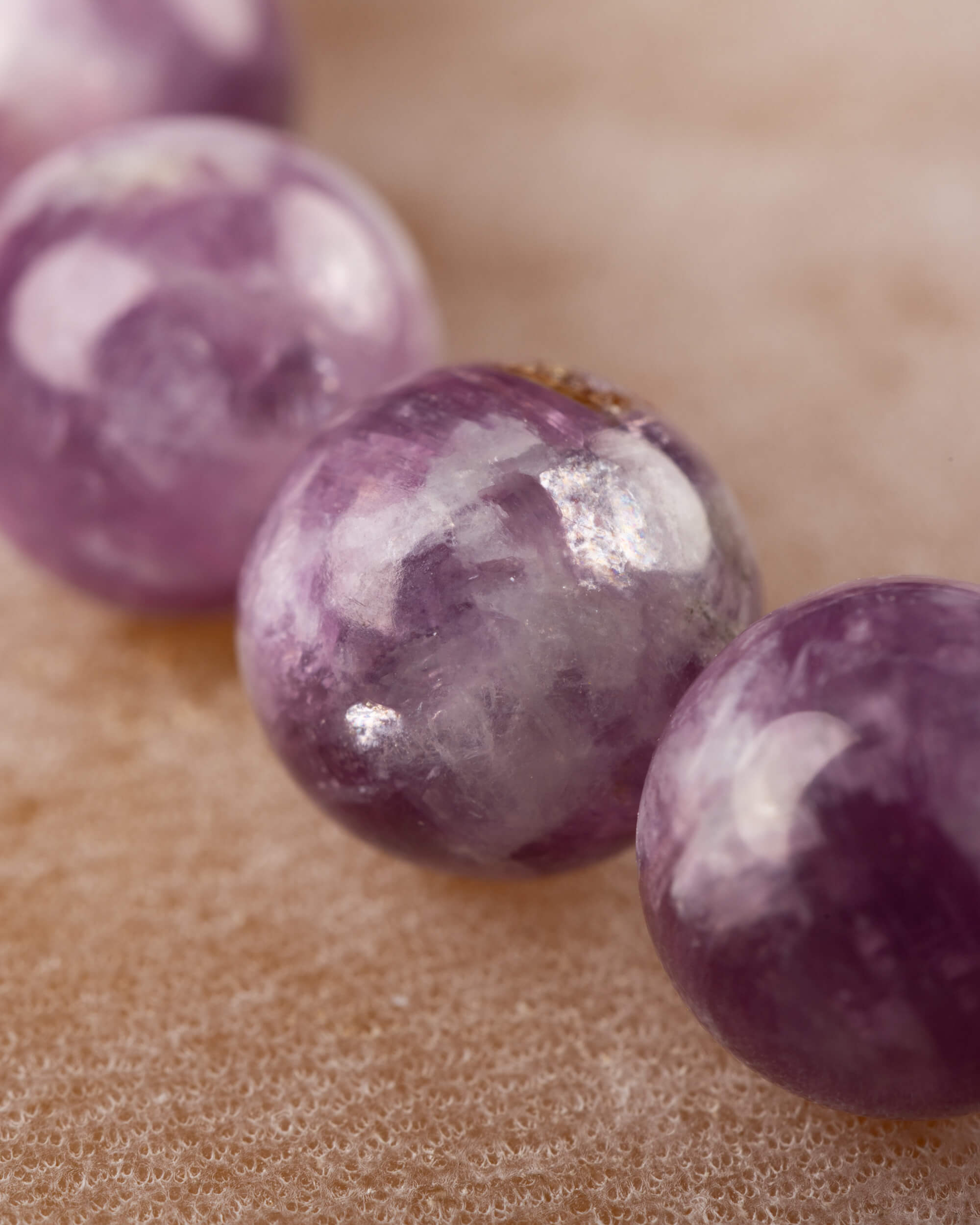 Pulsera de Turmalina Flor de Ciruela 8 mm - Firmeza Emocional