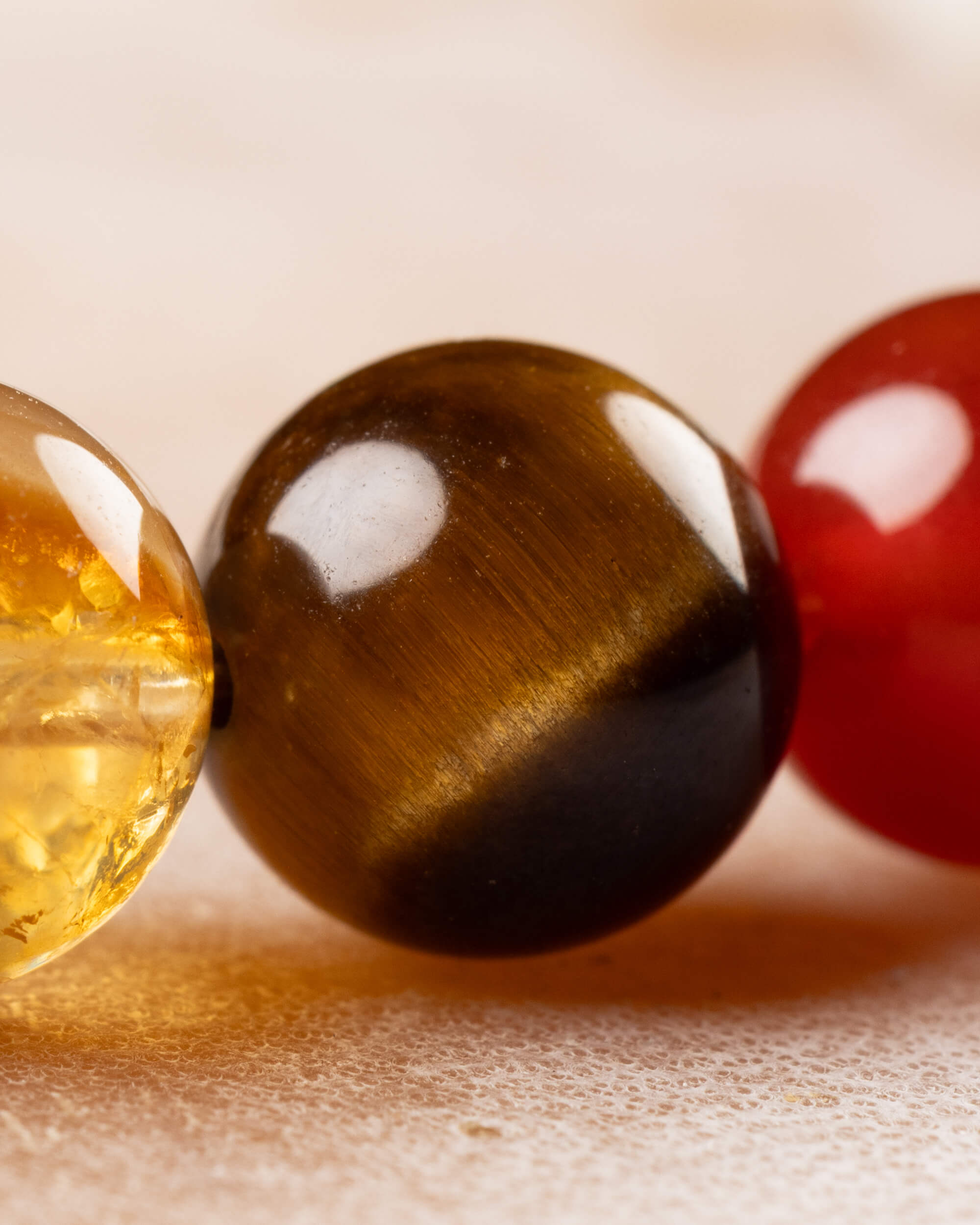 Pulsera 7 Chakras y Piedra Luna 8 mm - Integración y Equilibrio Lunar