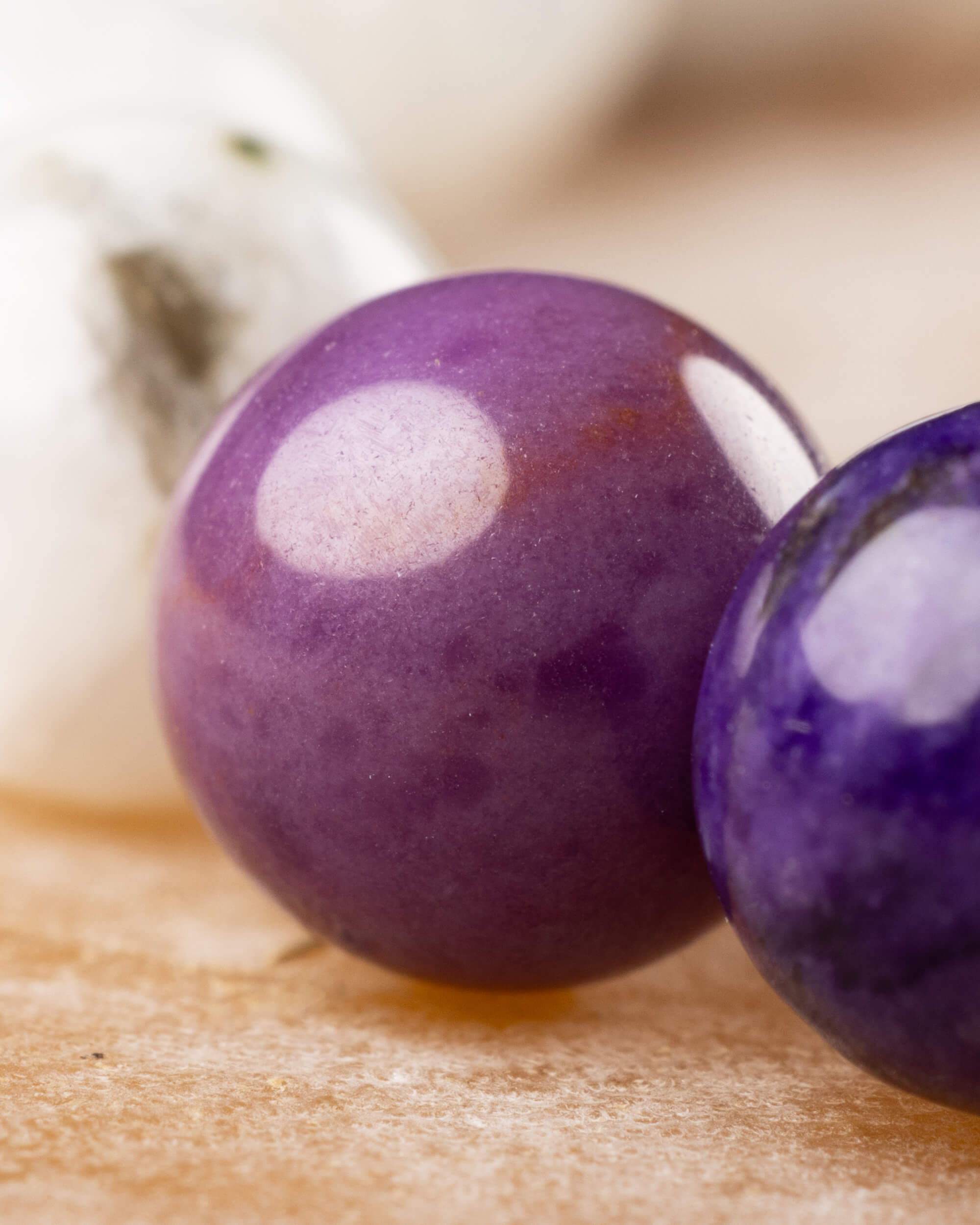 Pulsera 7 Chakras y Piedra Luna 8 mm - Integración y Equilibrio Lunar