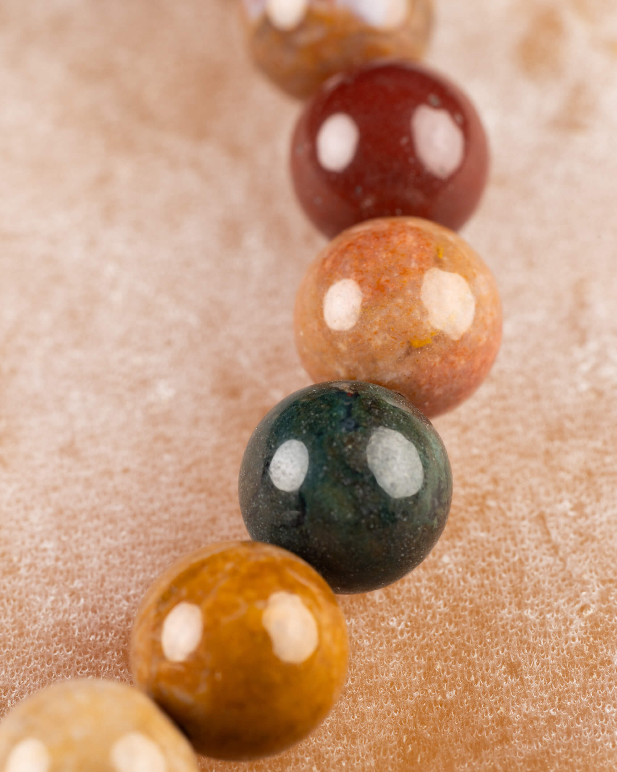 Pulsera de Jaspe Oceánico (8 mm)