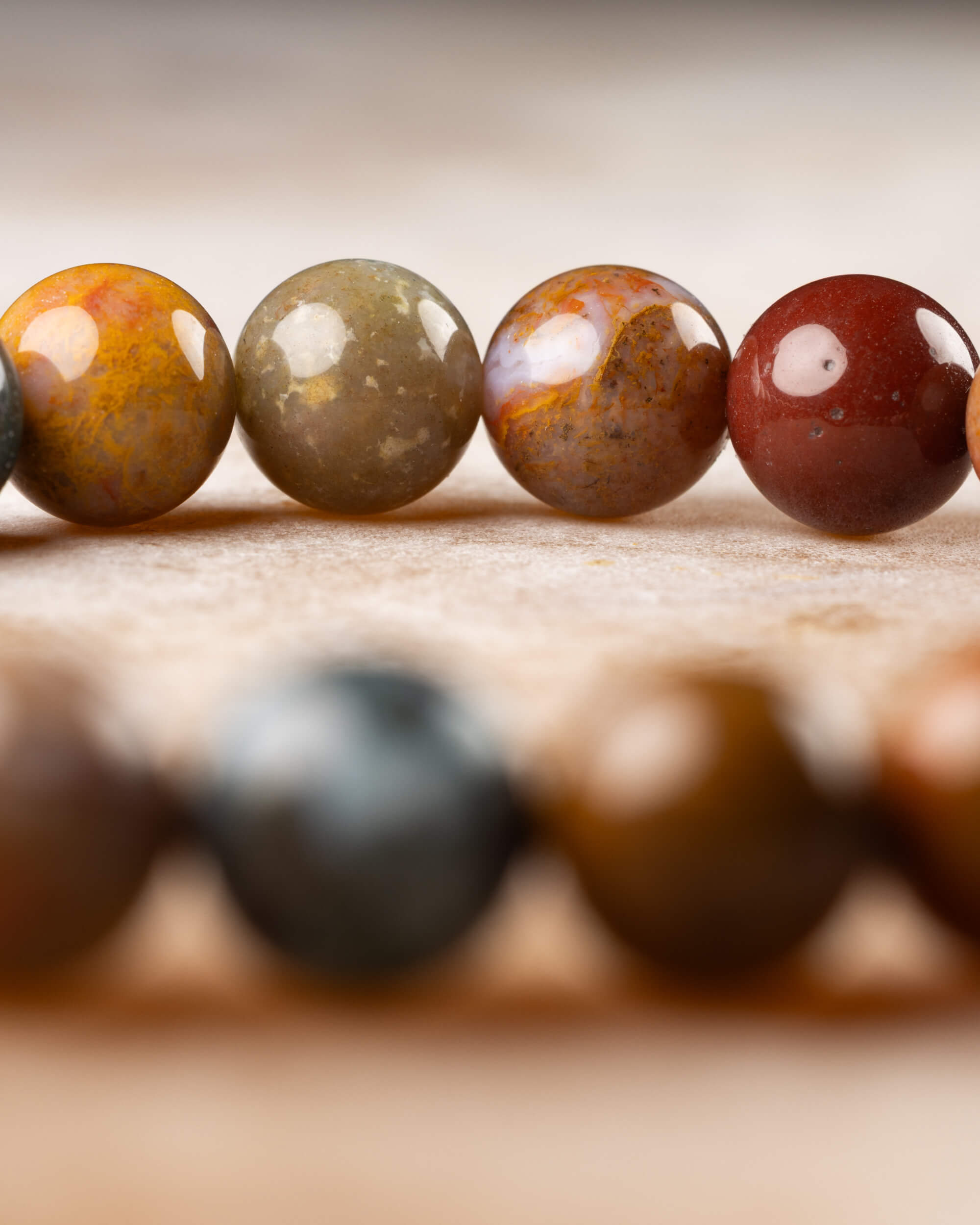 Pulsera de Jaspe Oceánico (8 mm)