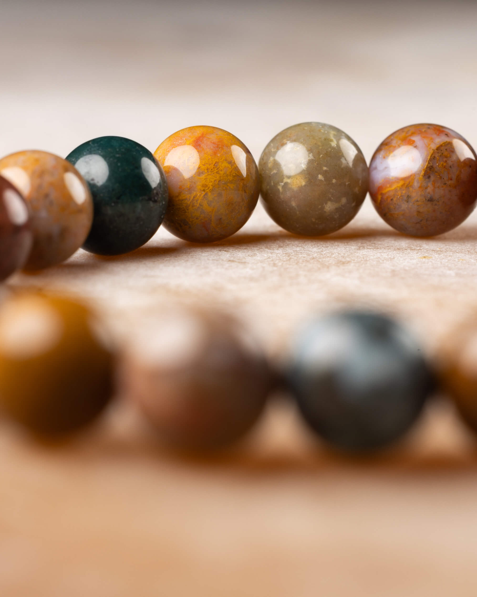 Pulsera de Jaspe Oceánico (8 mm)