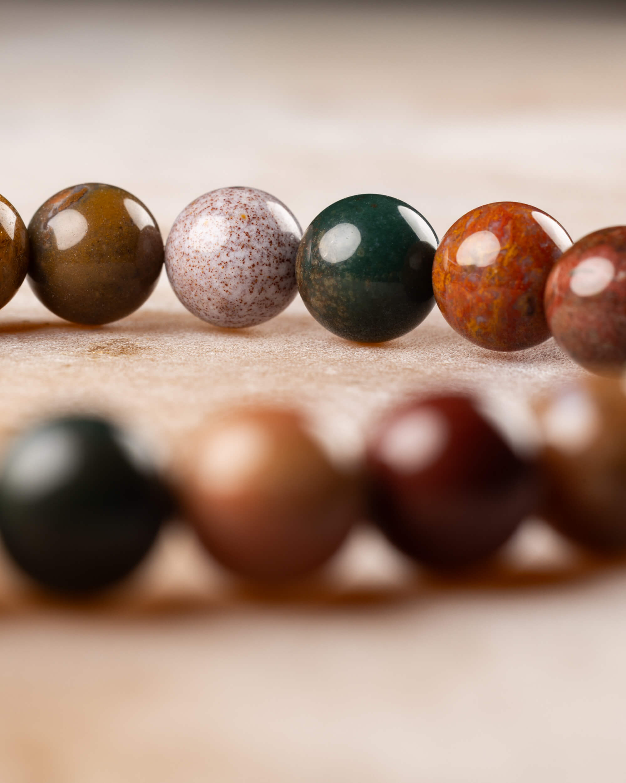 Pulsera de Jaspe Oceánico (8 mm)