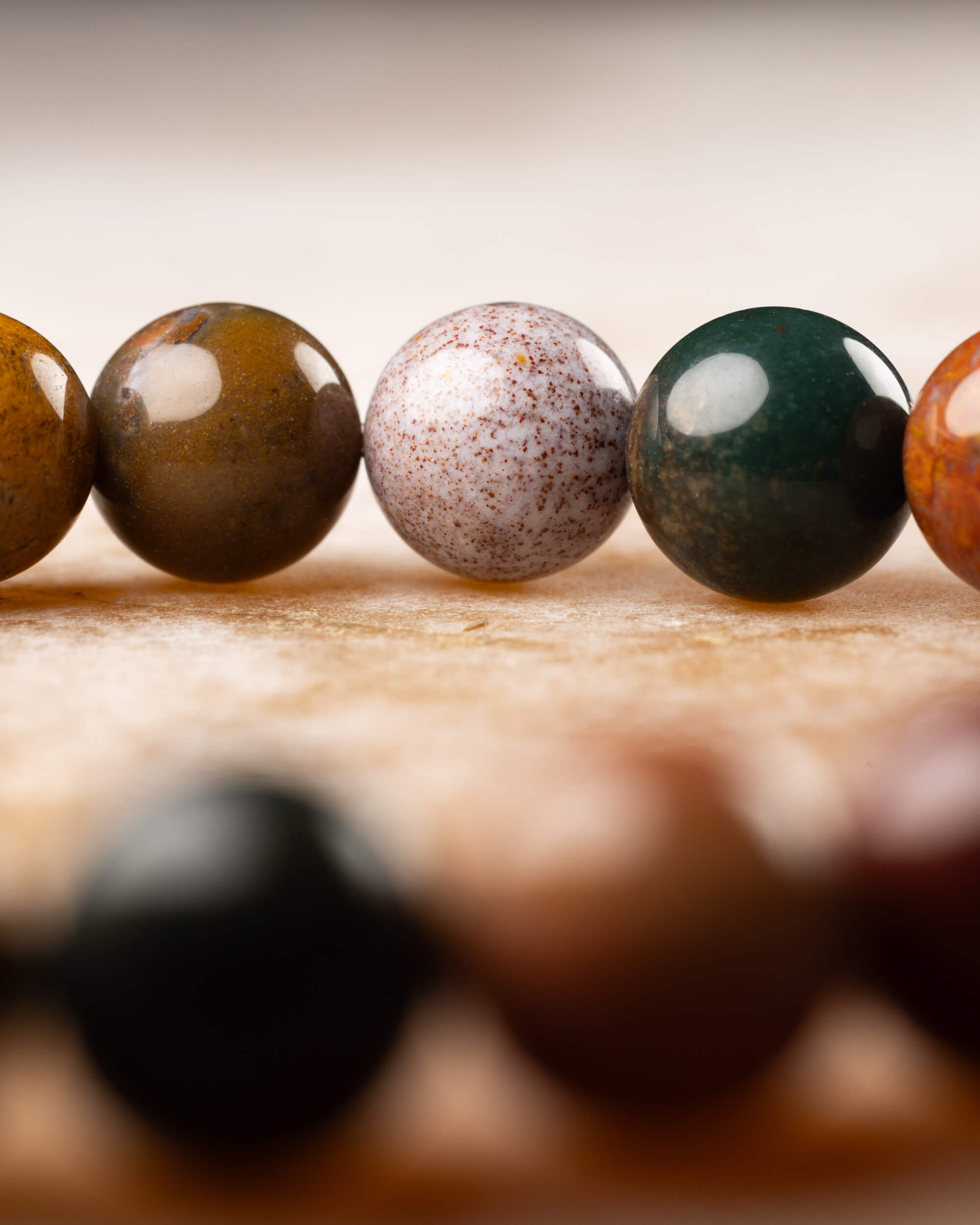 Pulsera de Jaspe Oceánico (8 mm)