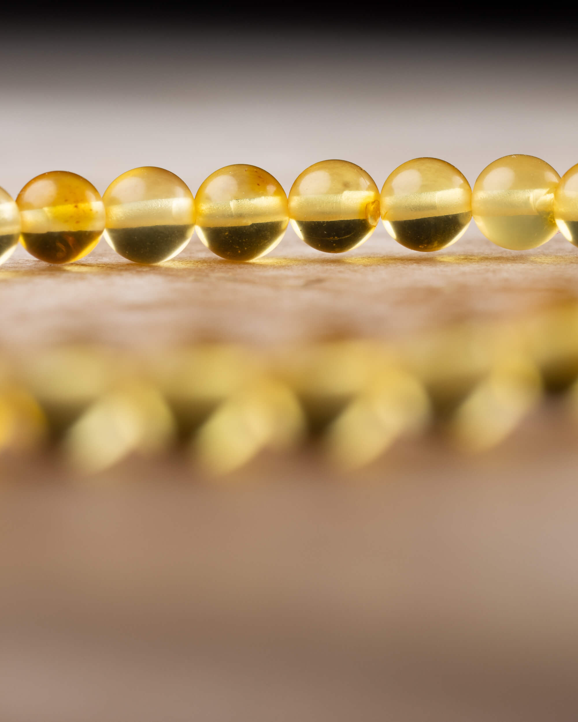 Pulsera de Ámbar (4 mm)