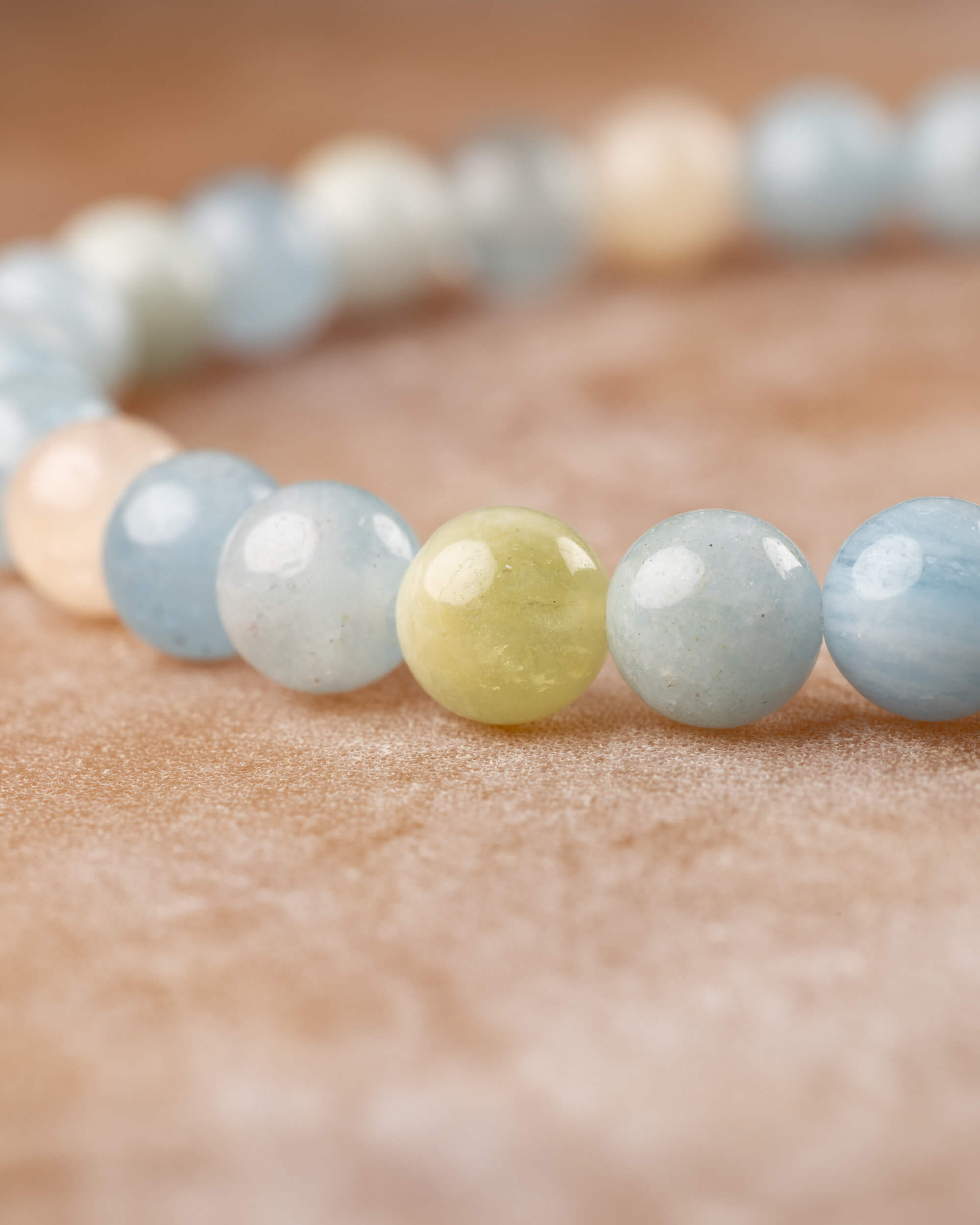 Pulsera de Berilos 6 mm - Coherencia Amorosa