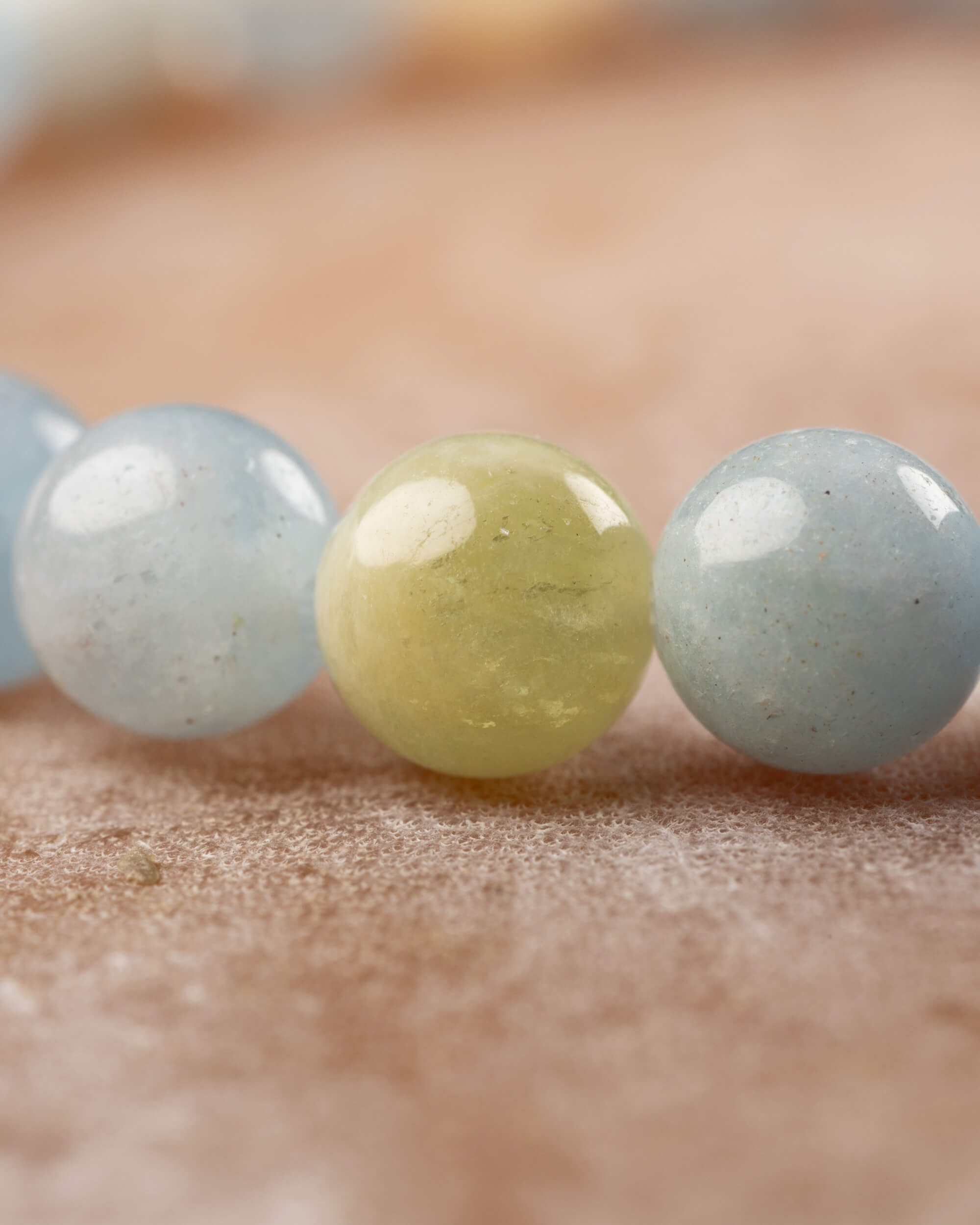 Pulsera de Berilos 6 mm - Coherencia Amorosa