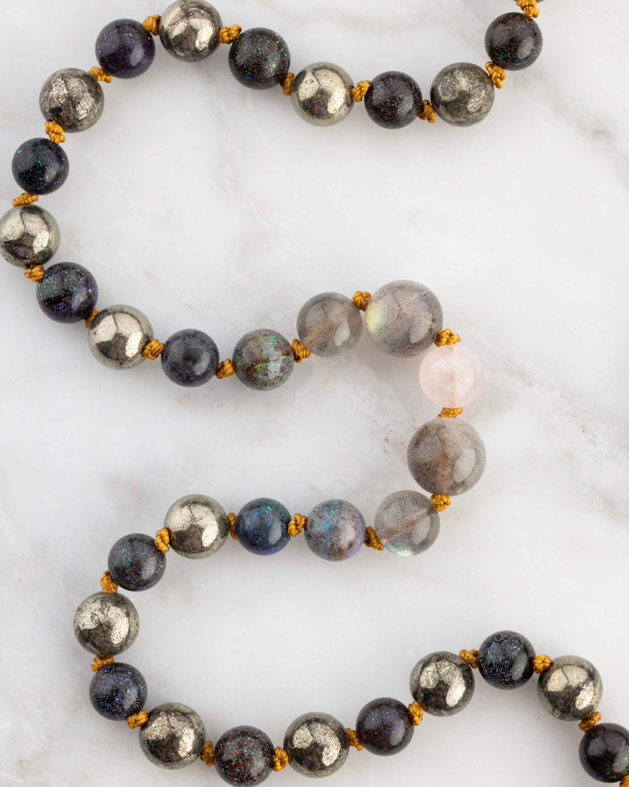 Japa Mala "TetraCorazón" 108 Cuentas - Amor, Visión y Geometría Sagrada