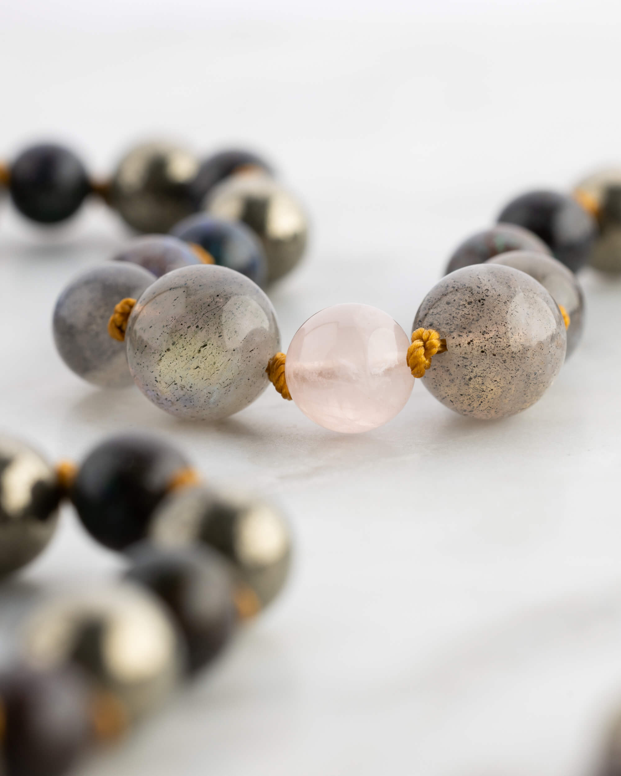 Japa Mala "TetraCorazón" 108 Cuentas - Amor, Visión y Geometría Sagrada