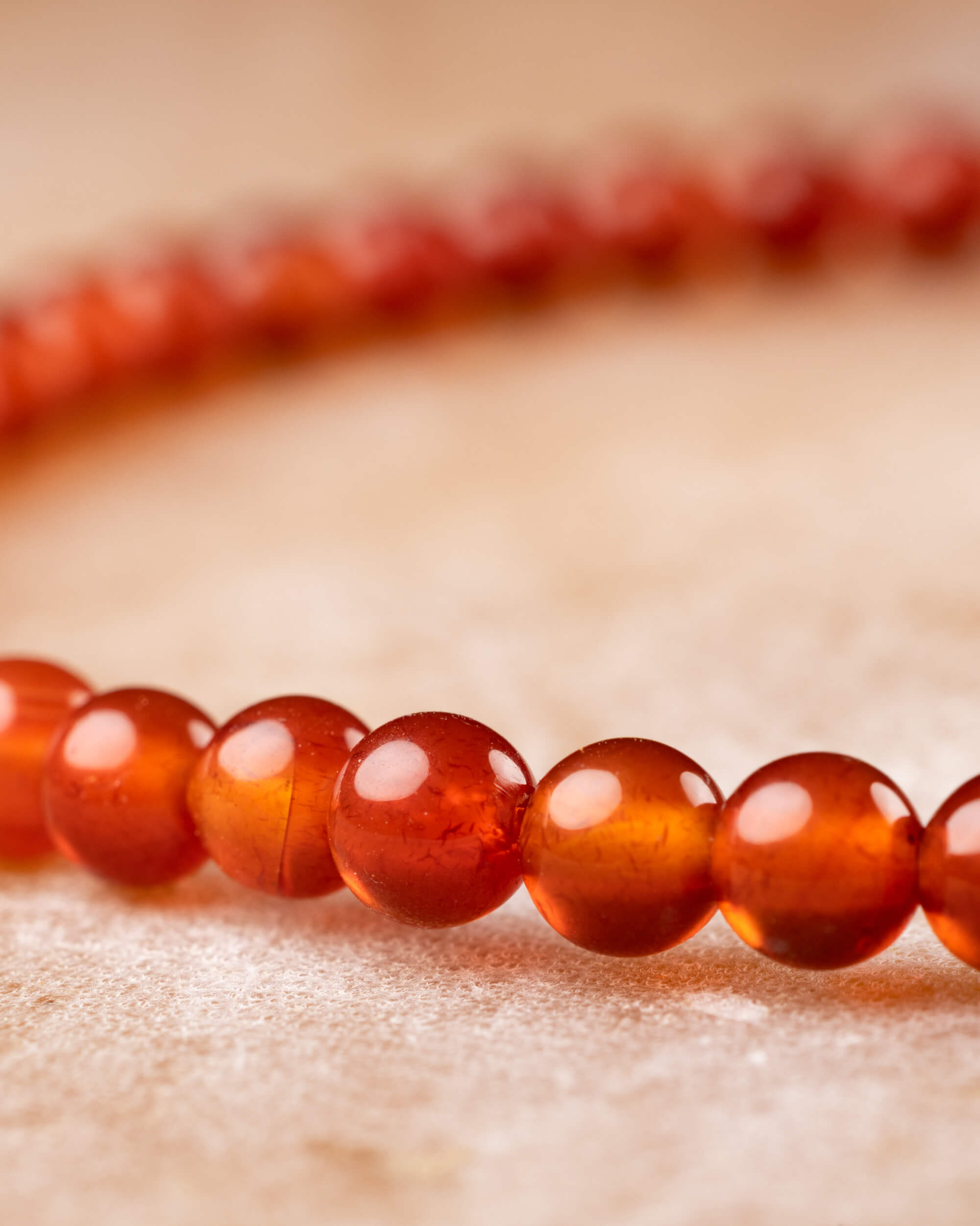 Pulsera de Cornalina (4 mm)