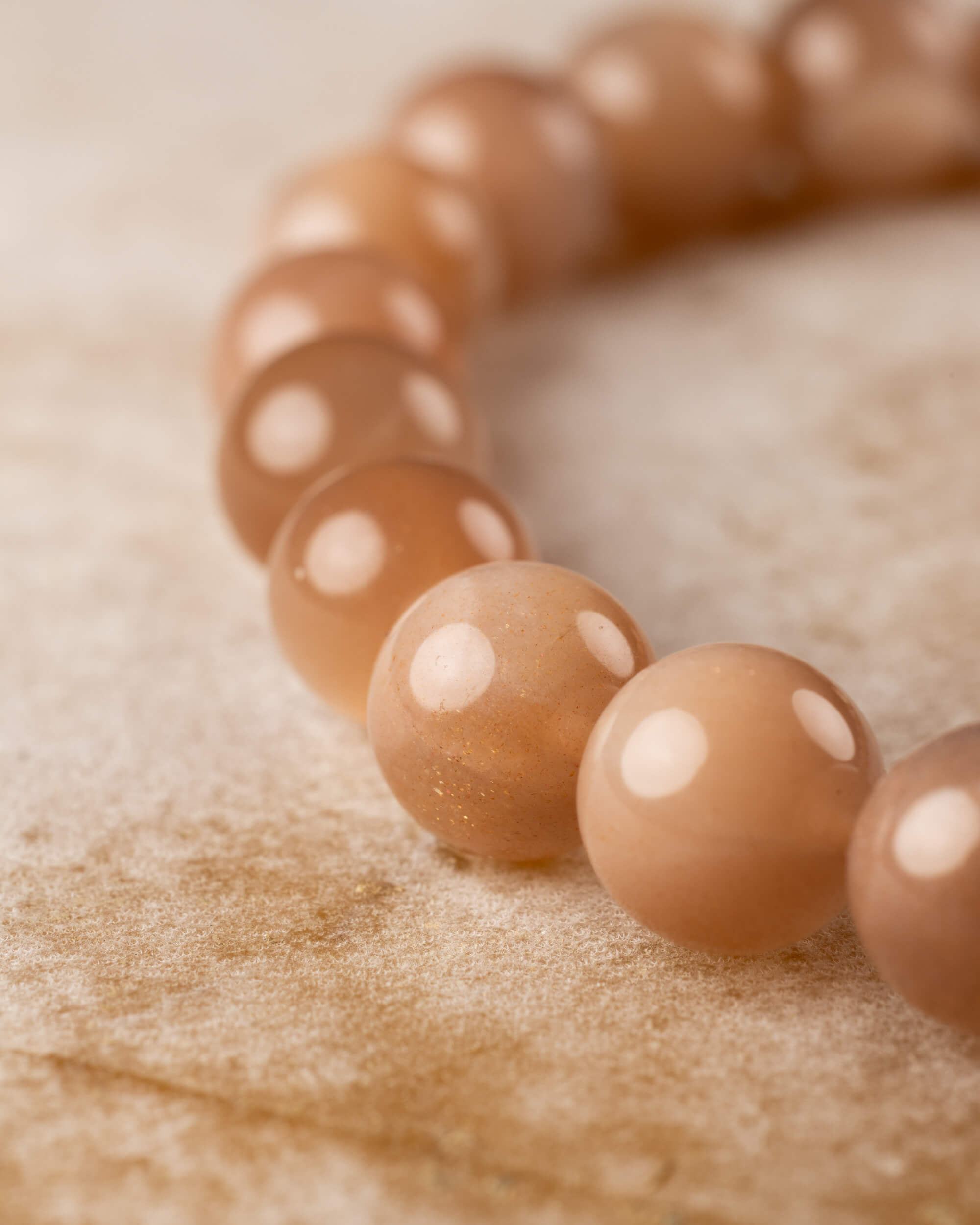 Pulsera de Piedra Sol 8 mm - Expansión y Alegría