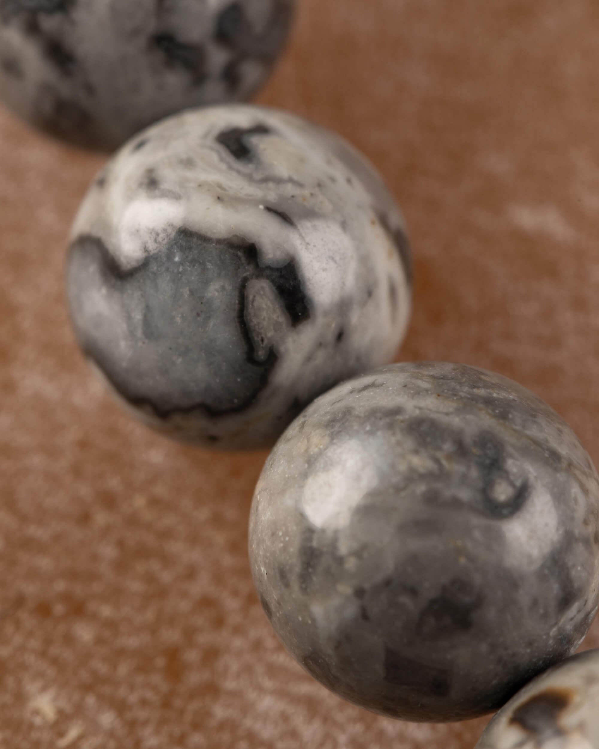 Pulsera de Jaspe Mapa 8 mm - Orientación y Pertenencia