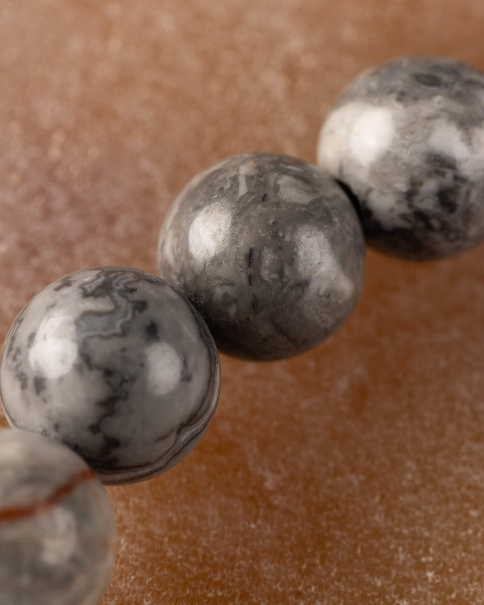 Pulsera de Jaspe Mapa 8 mm - Orientación y Pertenencia