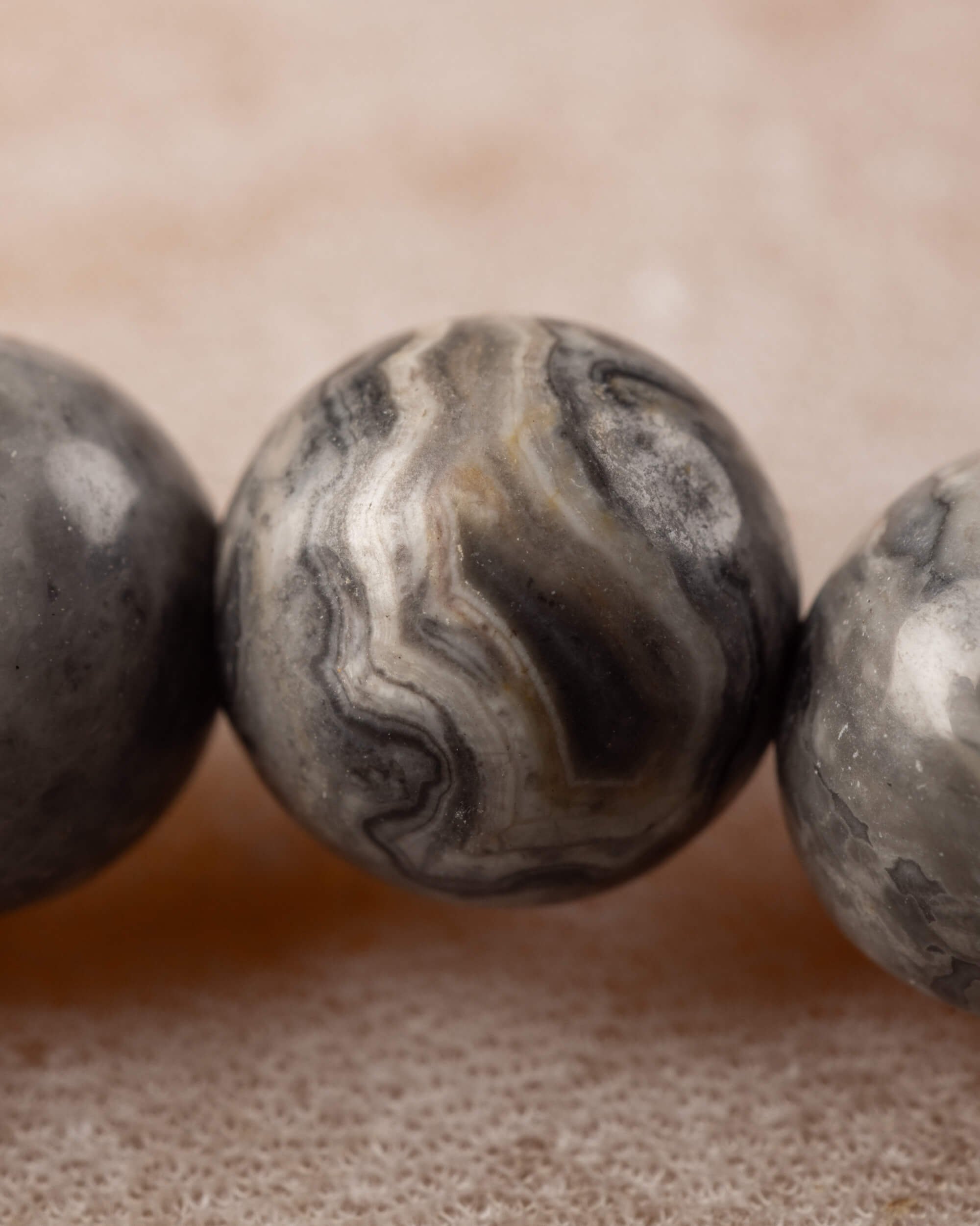 Pulsera de Jaspe Mapa 8 mm - Orientación y Pertenencia