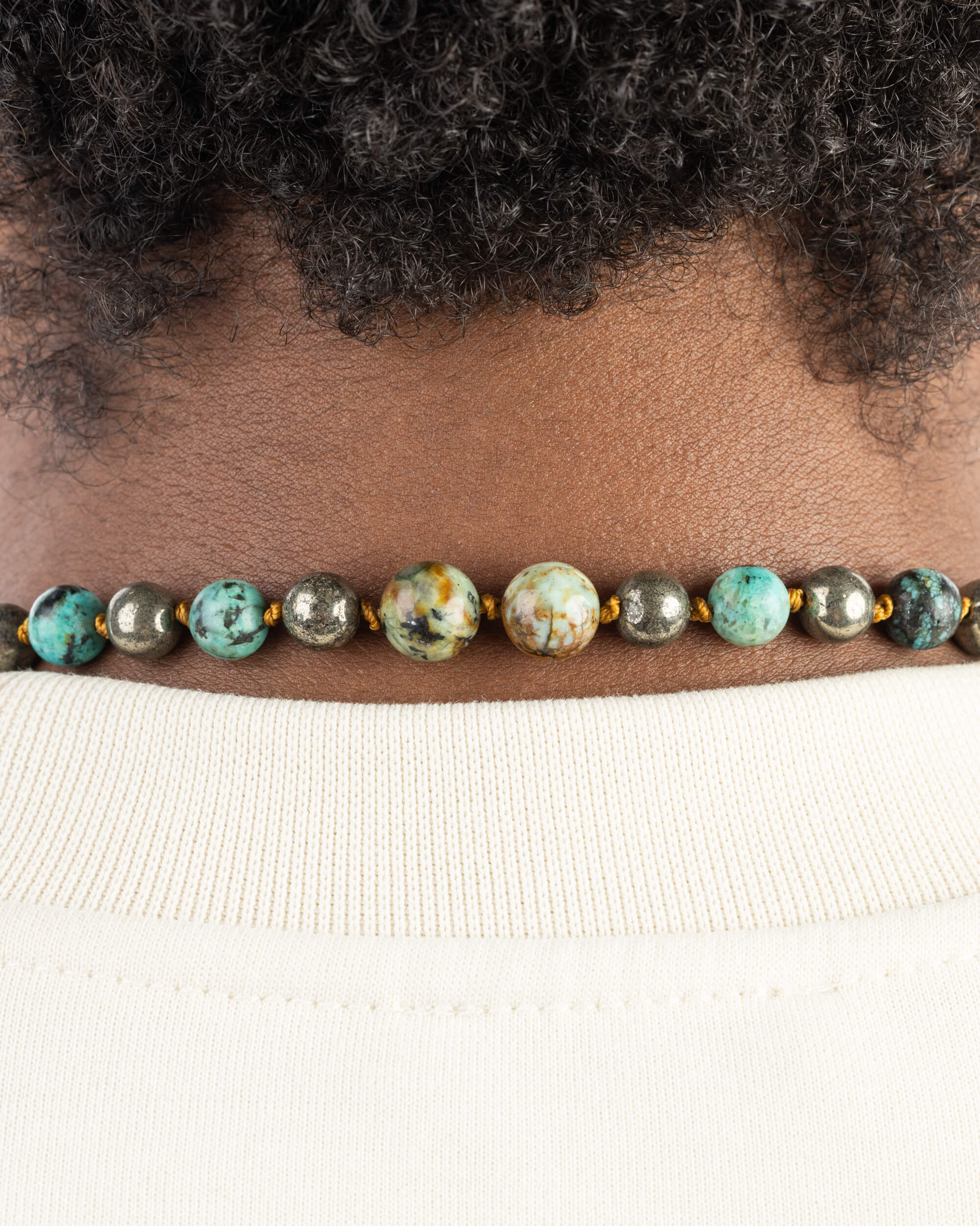 Japa Mala "Voz del Espejo" 108 Cuentas - Visión y Expresión Verdadera