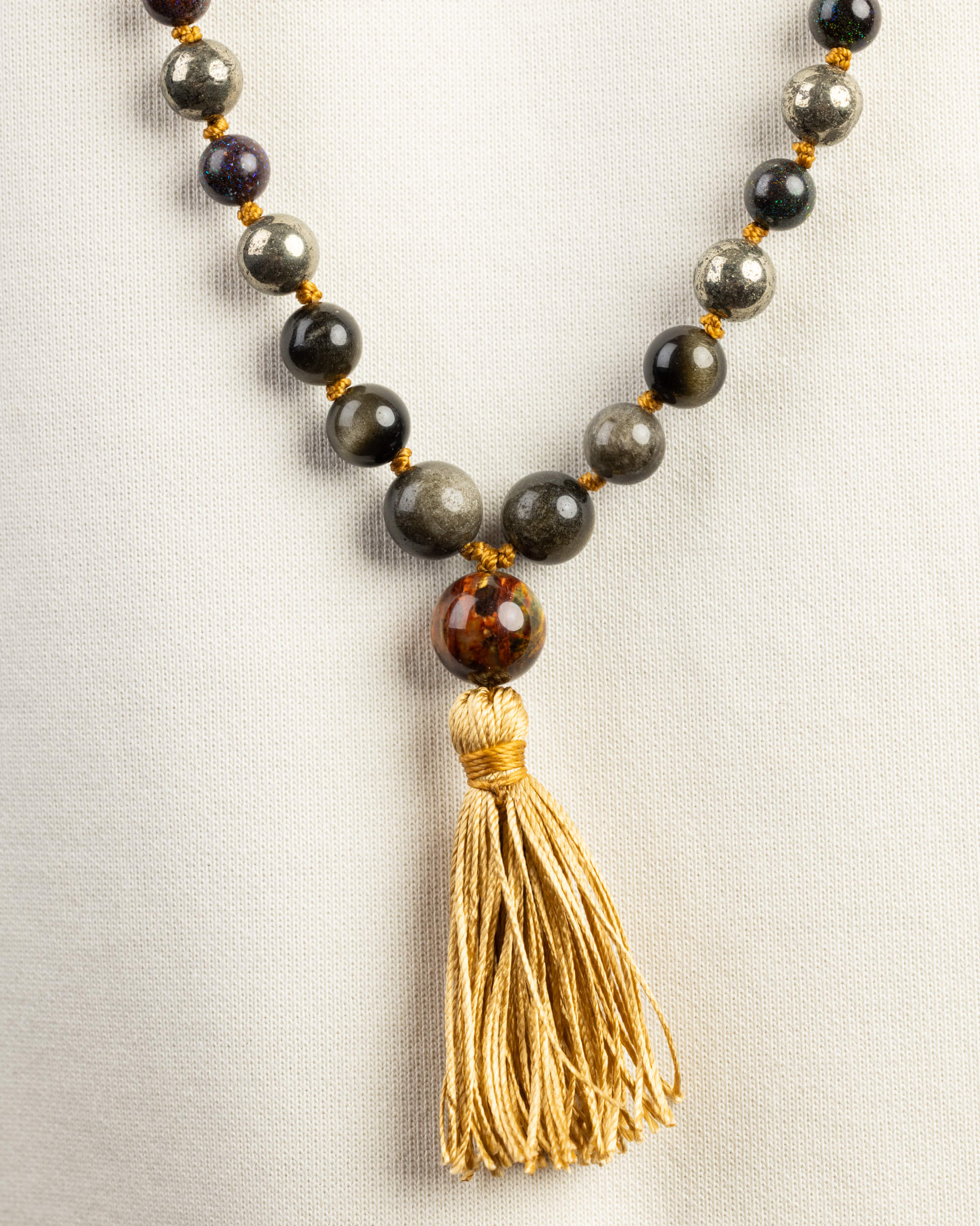 Japa Mala "TetraCorazón" 108 Cuentas - Amor, Visión y Geometría Sagrada