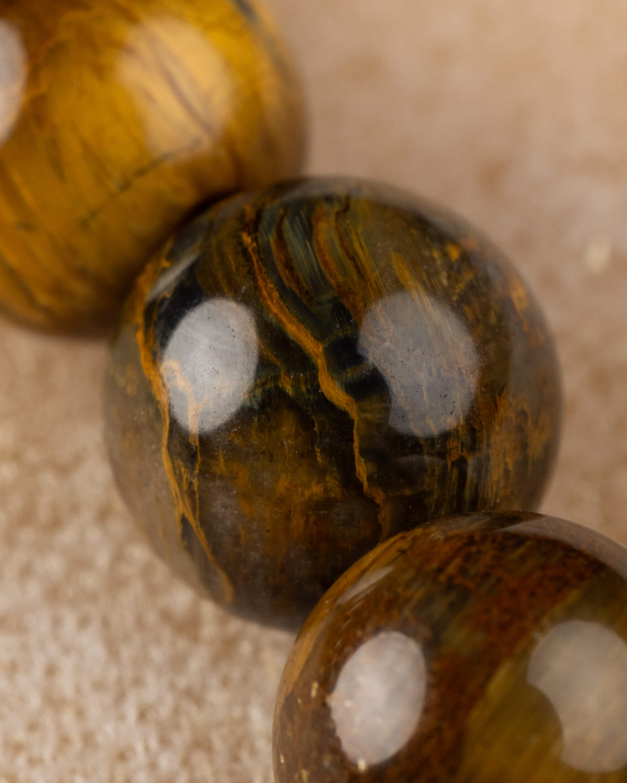 Pulsera de Pietersita Amarilla (8 mm)