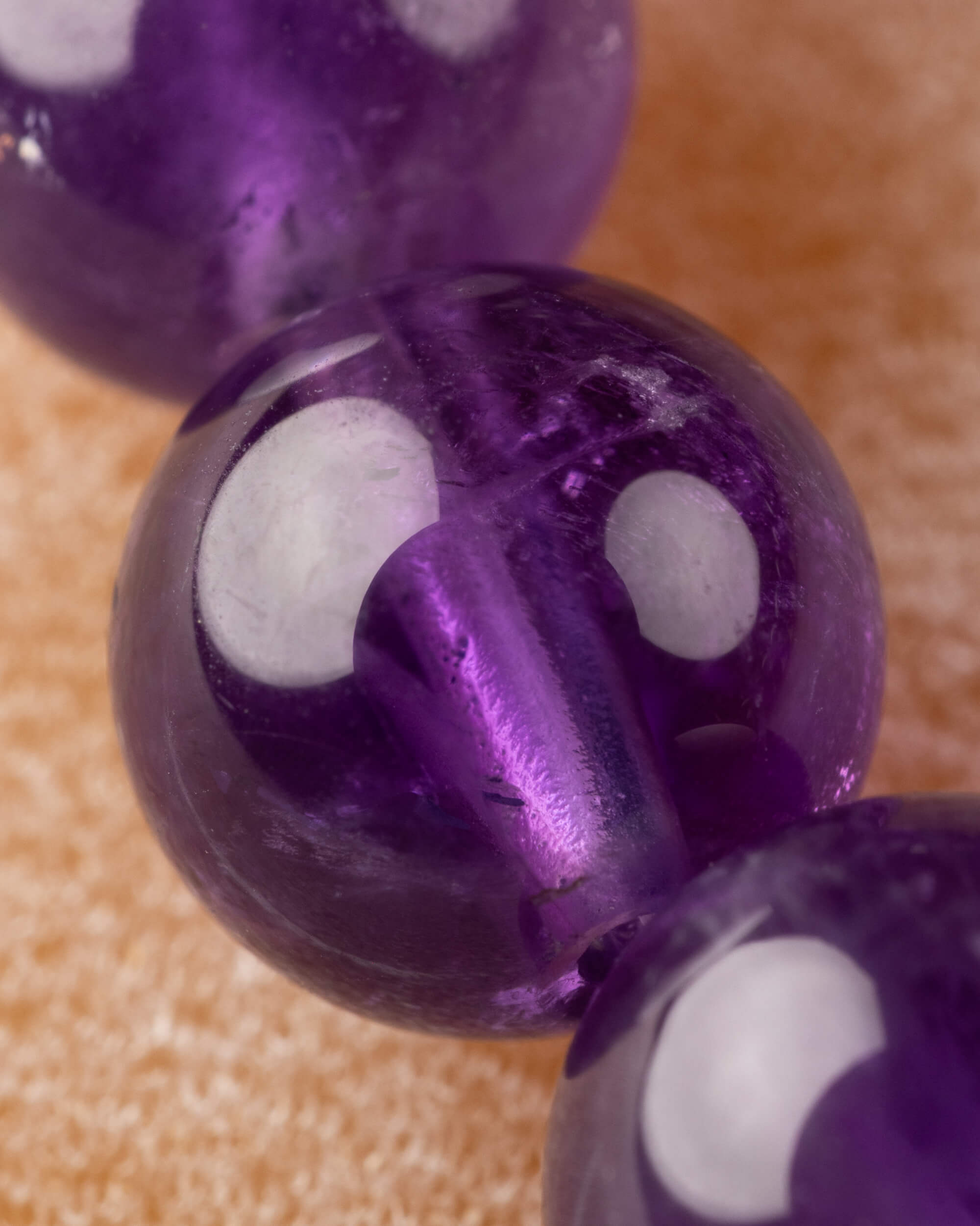 Pulsera de Amatista 8 mm - Visión Intuitiva