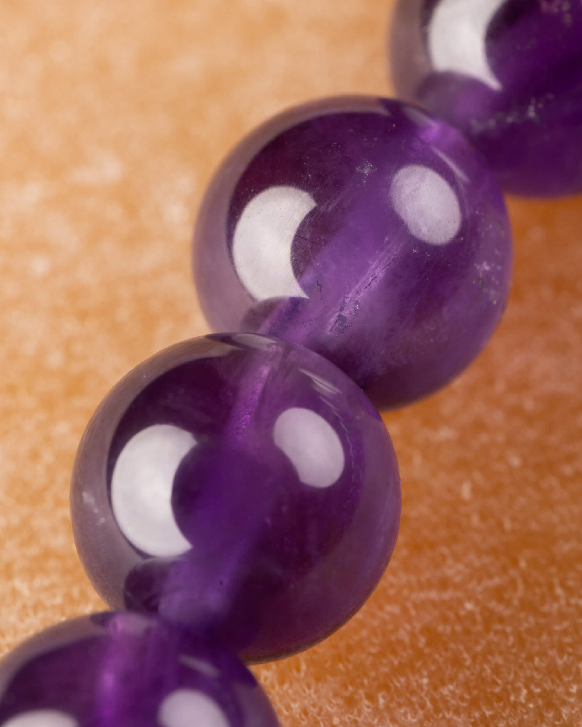 Pulsera de Amatista 8 mm - Visión Intuitiva