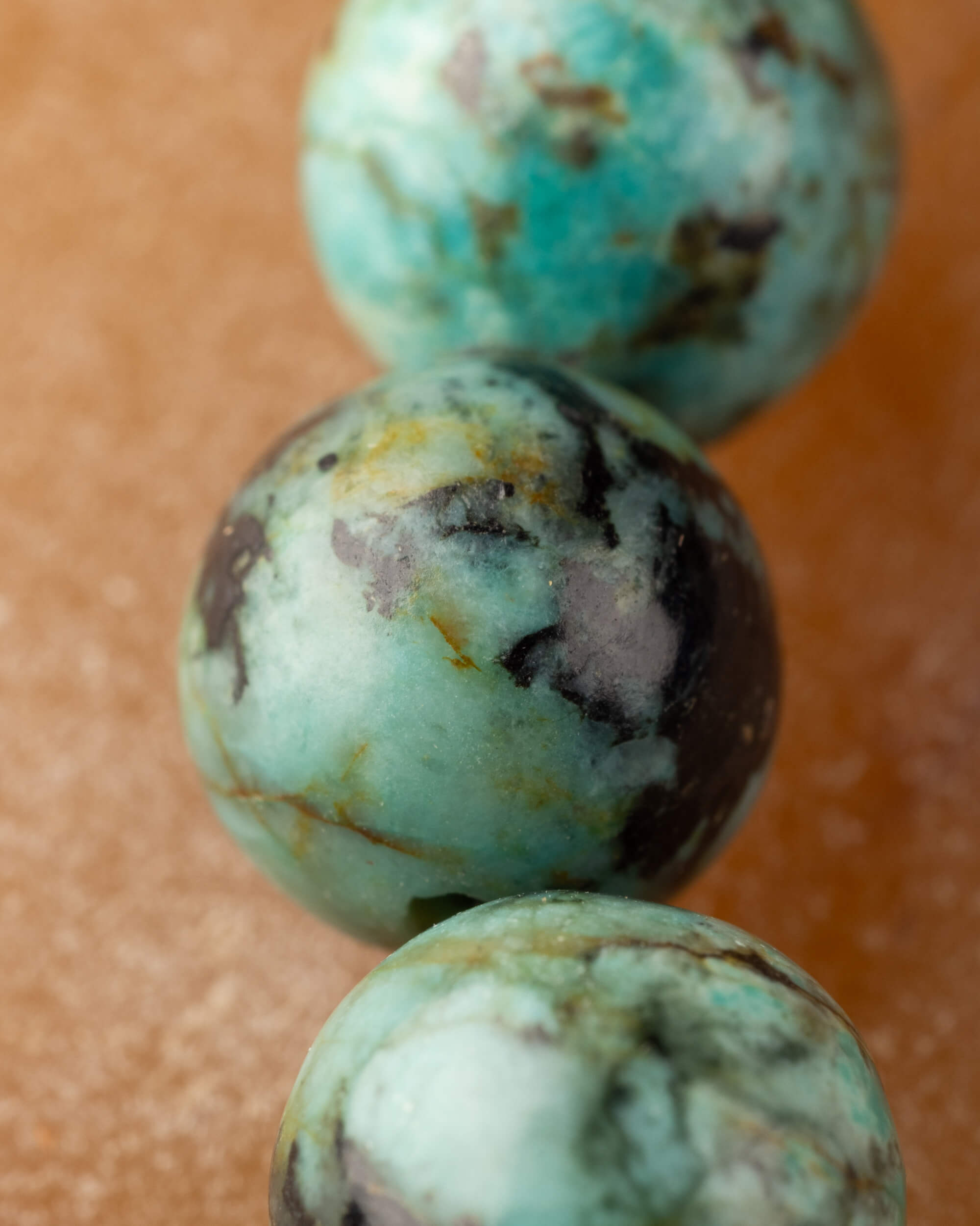 Pulsera de Turquesa Africana (8 mm)