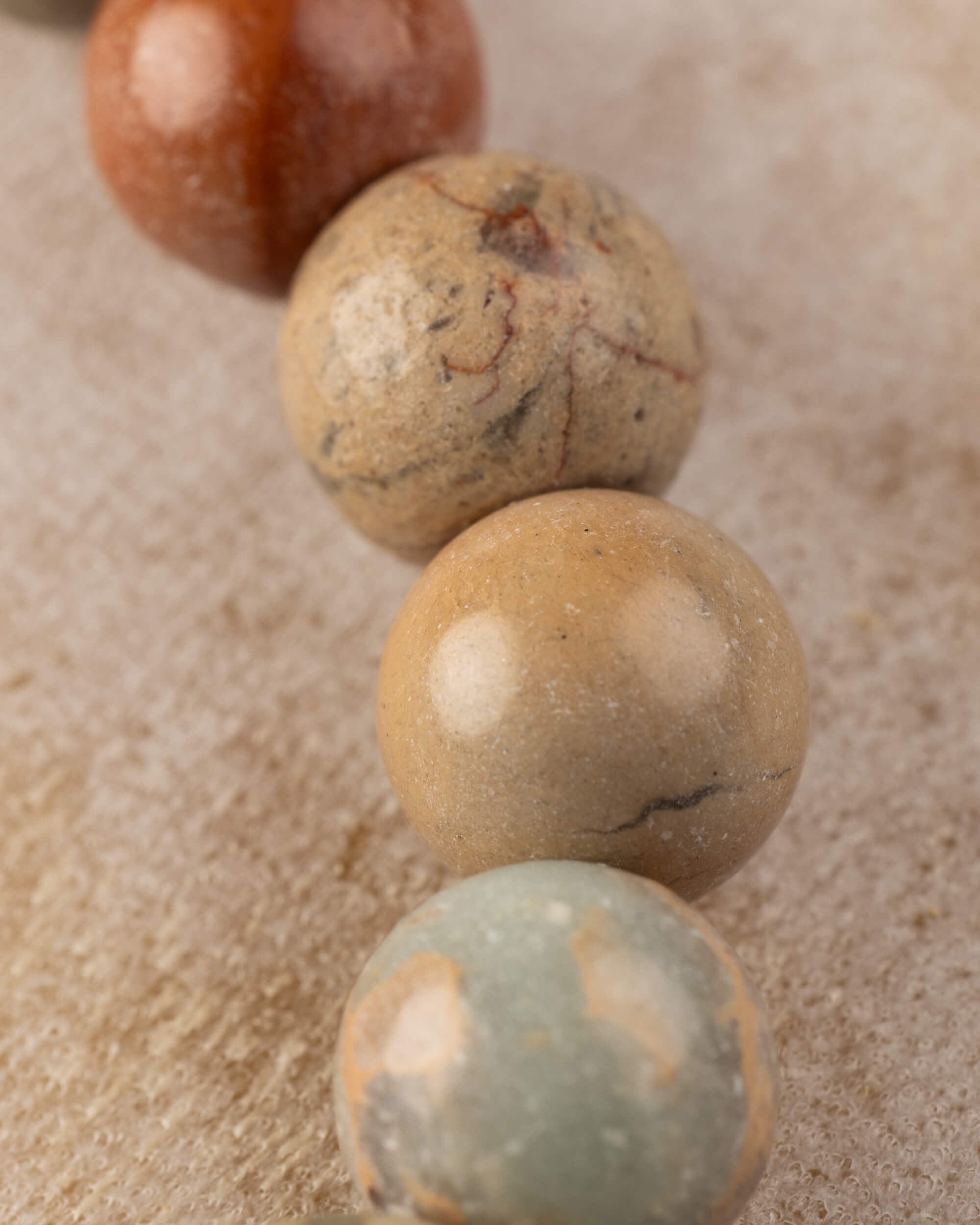 Pulsera de Shoushan 8 mm - Contemplación y Calma Profunda