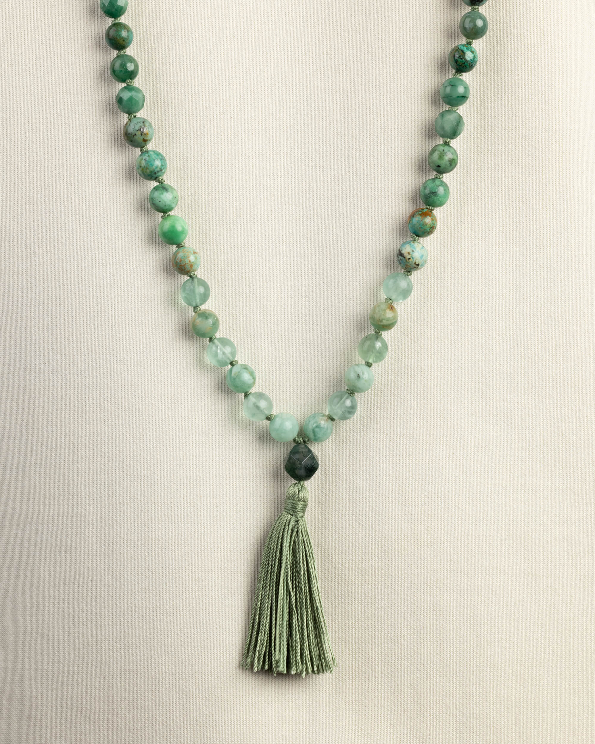 Japa Mala "Corazón" 108 Cuentas - Sanación y Amor Enraizado