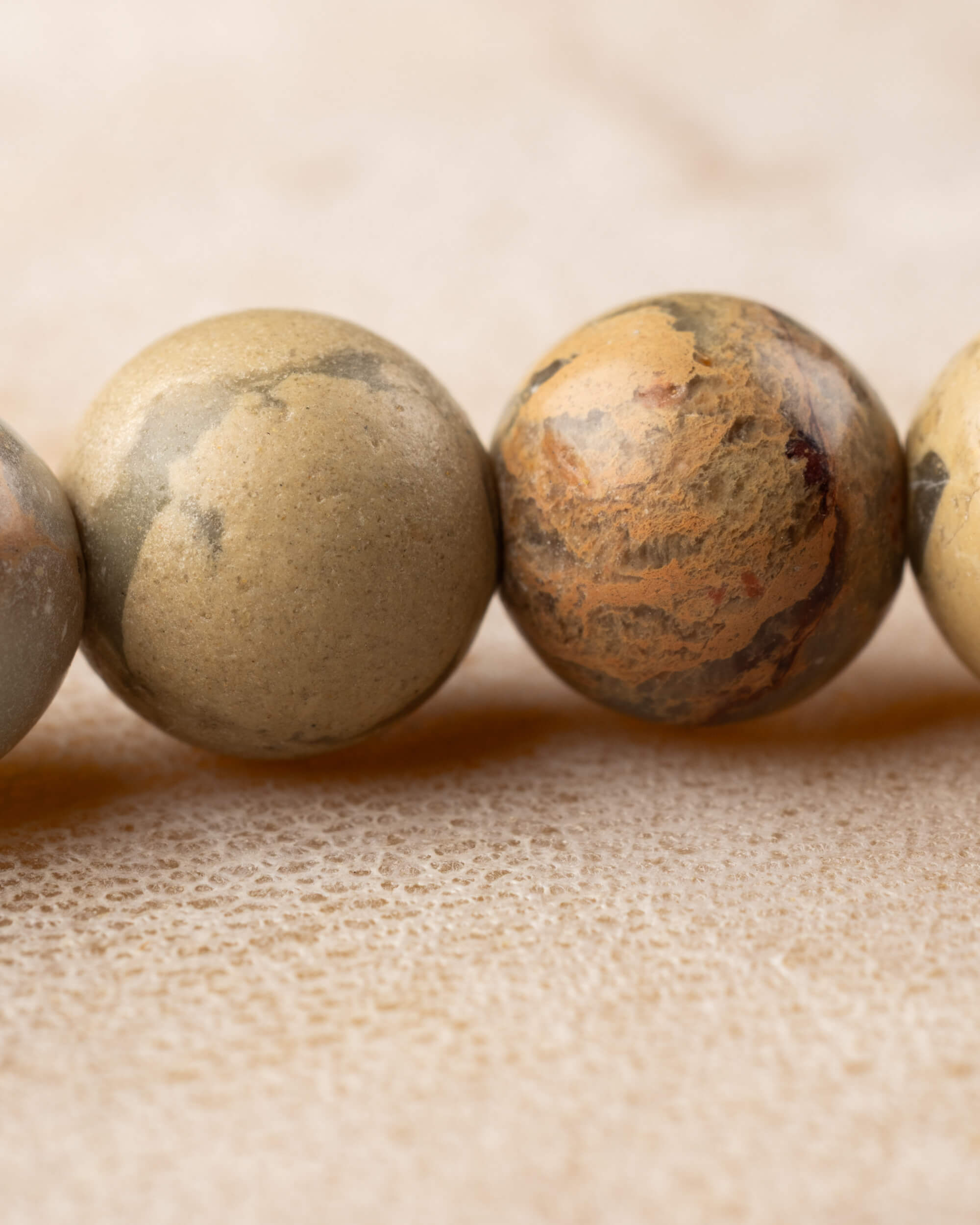 Pulsera de Shoushan 8 mm - Contemplación y Calma Profunda