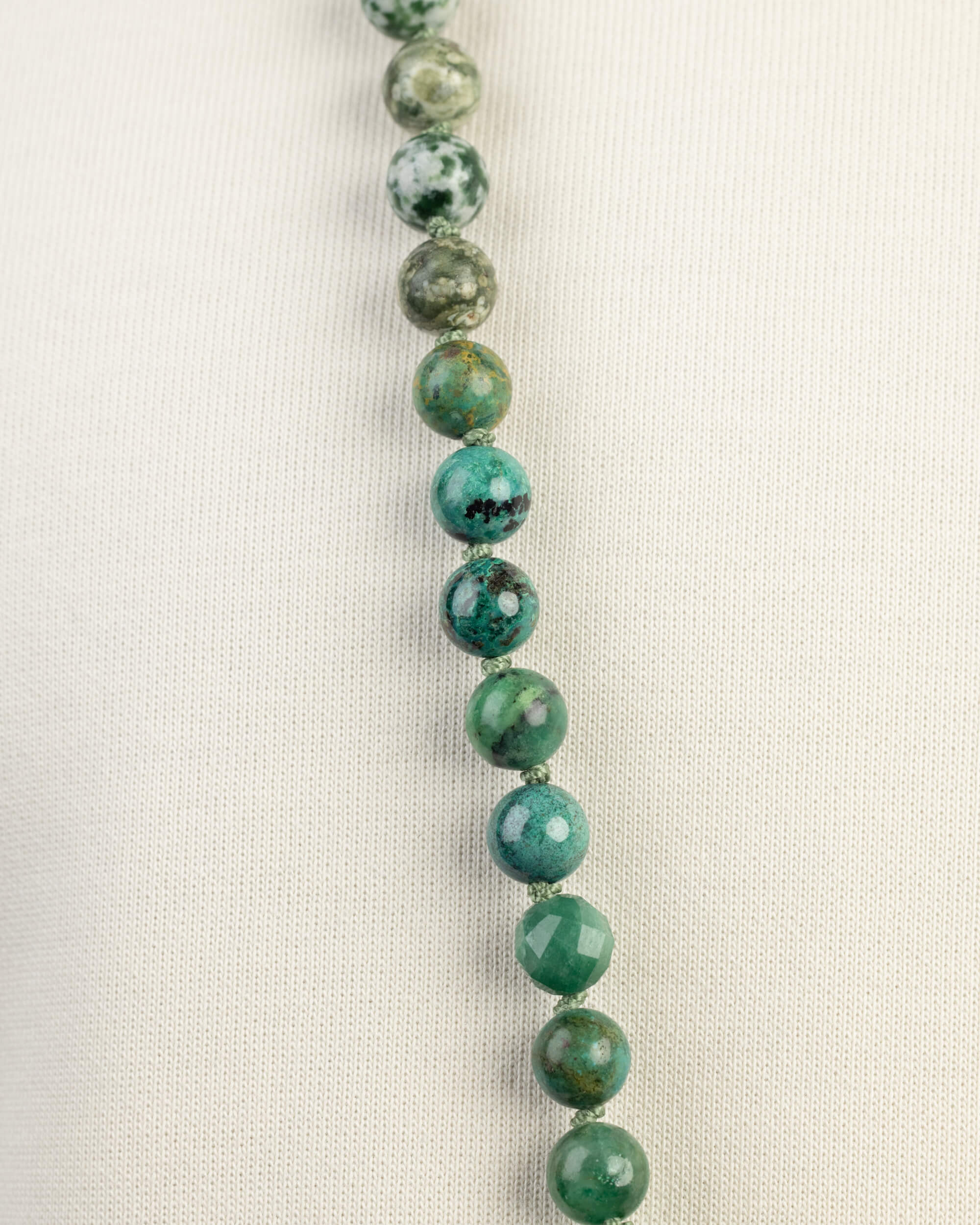 Japa Mala "Corazón" 108 Cuentas - Sanación y Amor Enraizado