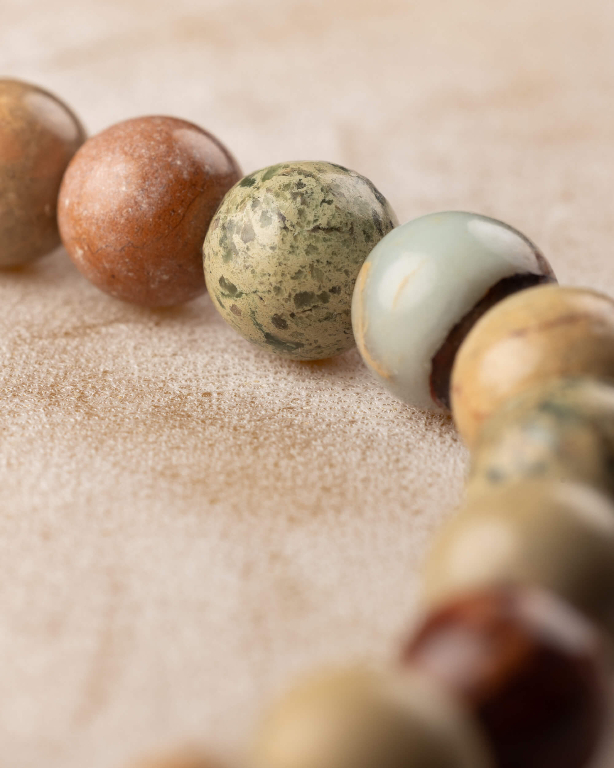 Pulsera de Shoushan 8 mm - Contemplación y Calma Profunda