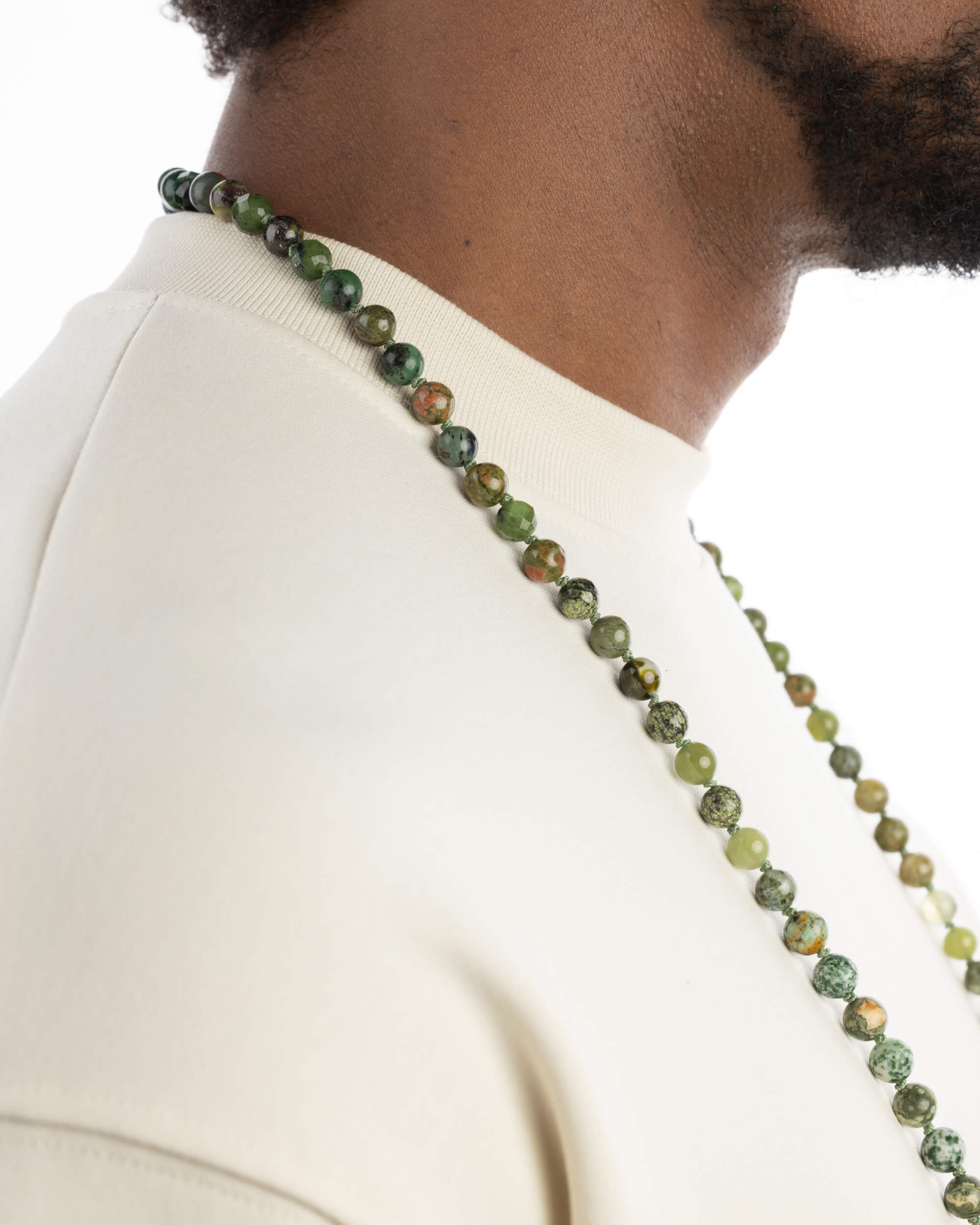 Japa Mala "Corazón" 108 Cuentas - Sanación y Amor Enraizado