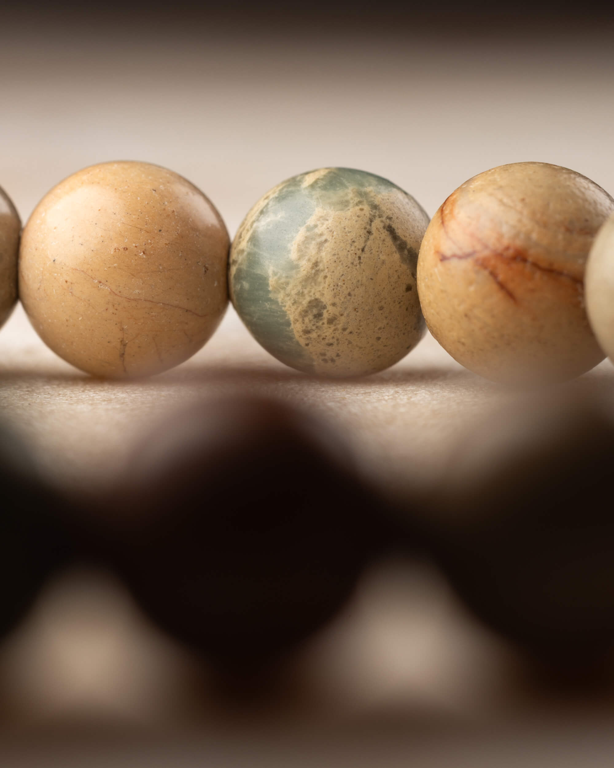 Pulsera de Shoushan 8 mm - Contemplación y Calma Profunda